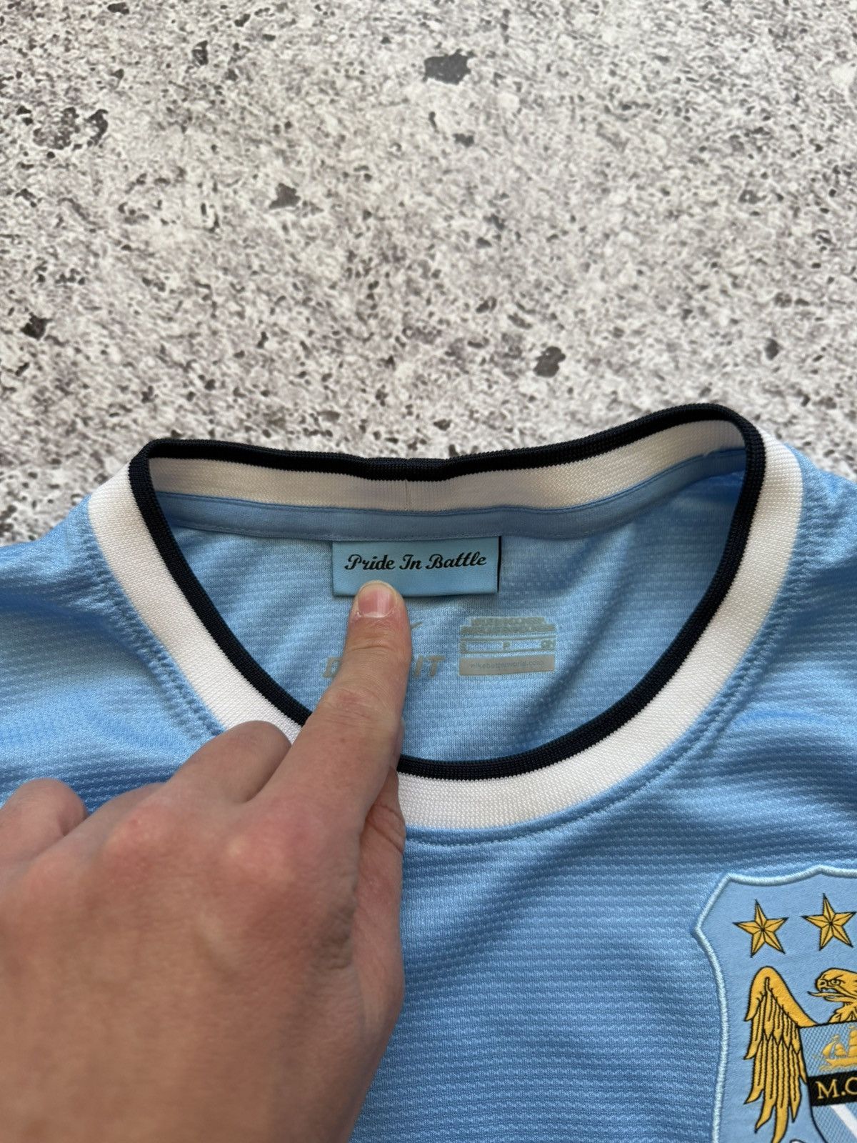 Nike × Vintage Nike Manchester City 2013 2014 Home Football Soccer Jersey Size US S / EU 44-46 / 1 - 9 Thumbnail