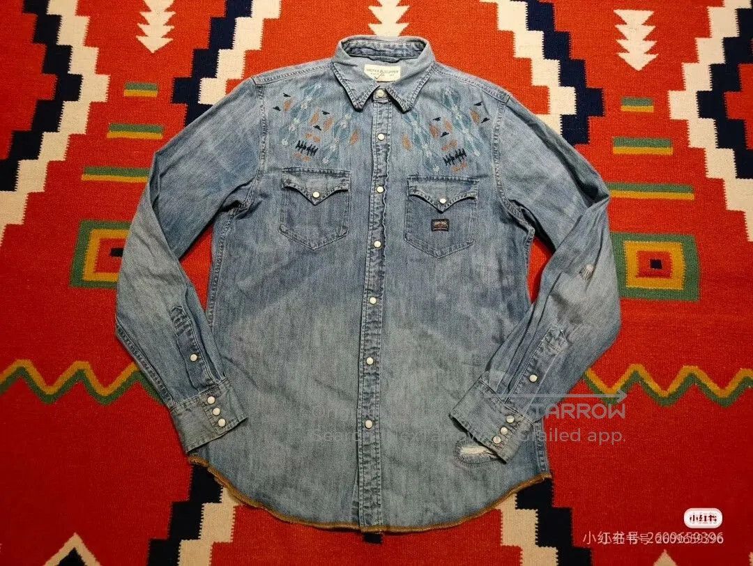 RRL Ralph Lauren Ralph Lauren RRL Vintage Denim Shirt. Size US M / EU 48-50 / 2 - 1 Thumbnail