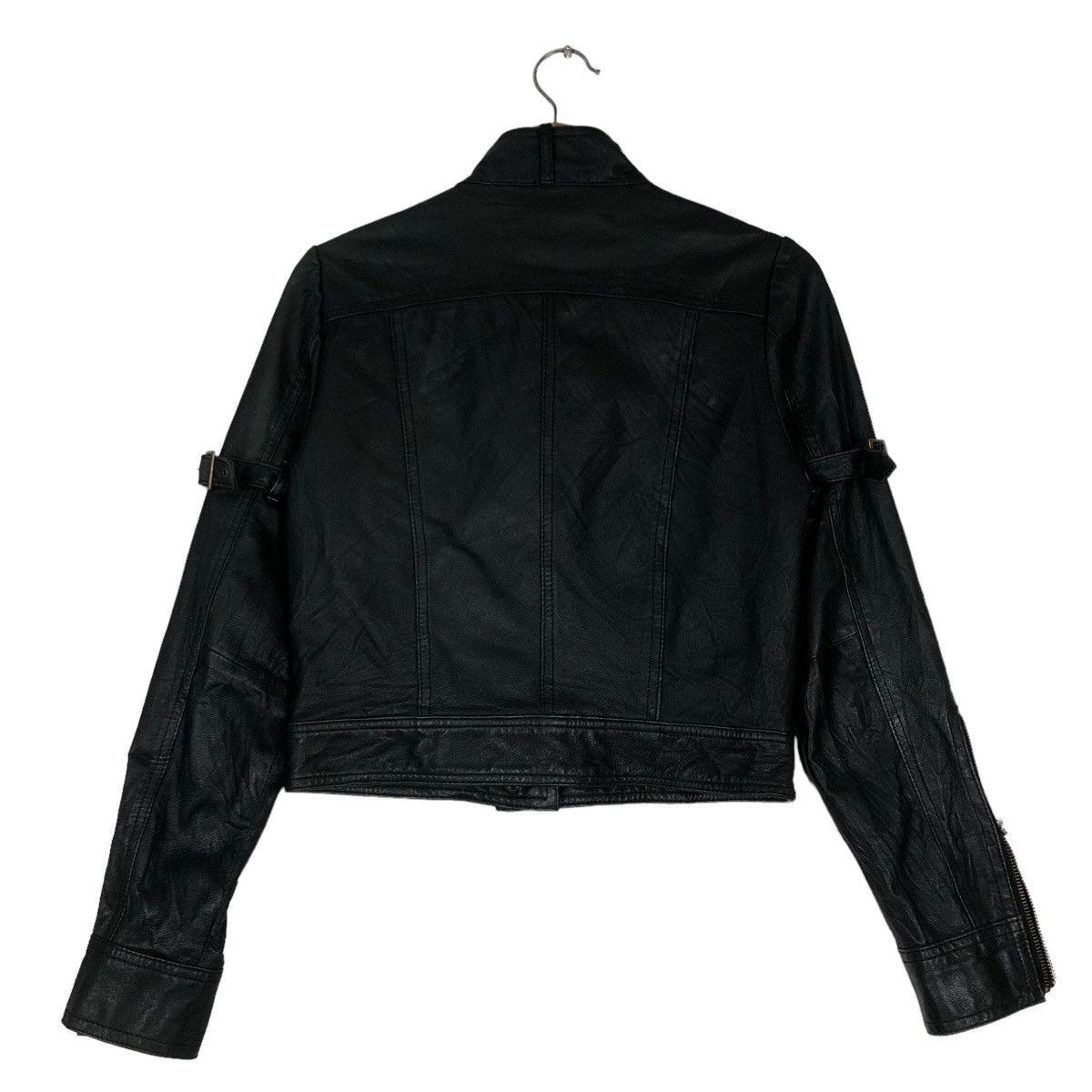 Japanese Brand 🔥Vtg Cropped Biker Leather Jacket M.Deux Issey Miyake Size US M / EU 48-50 / 2 - 8 Thumbnail
