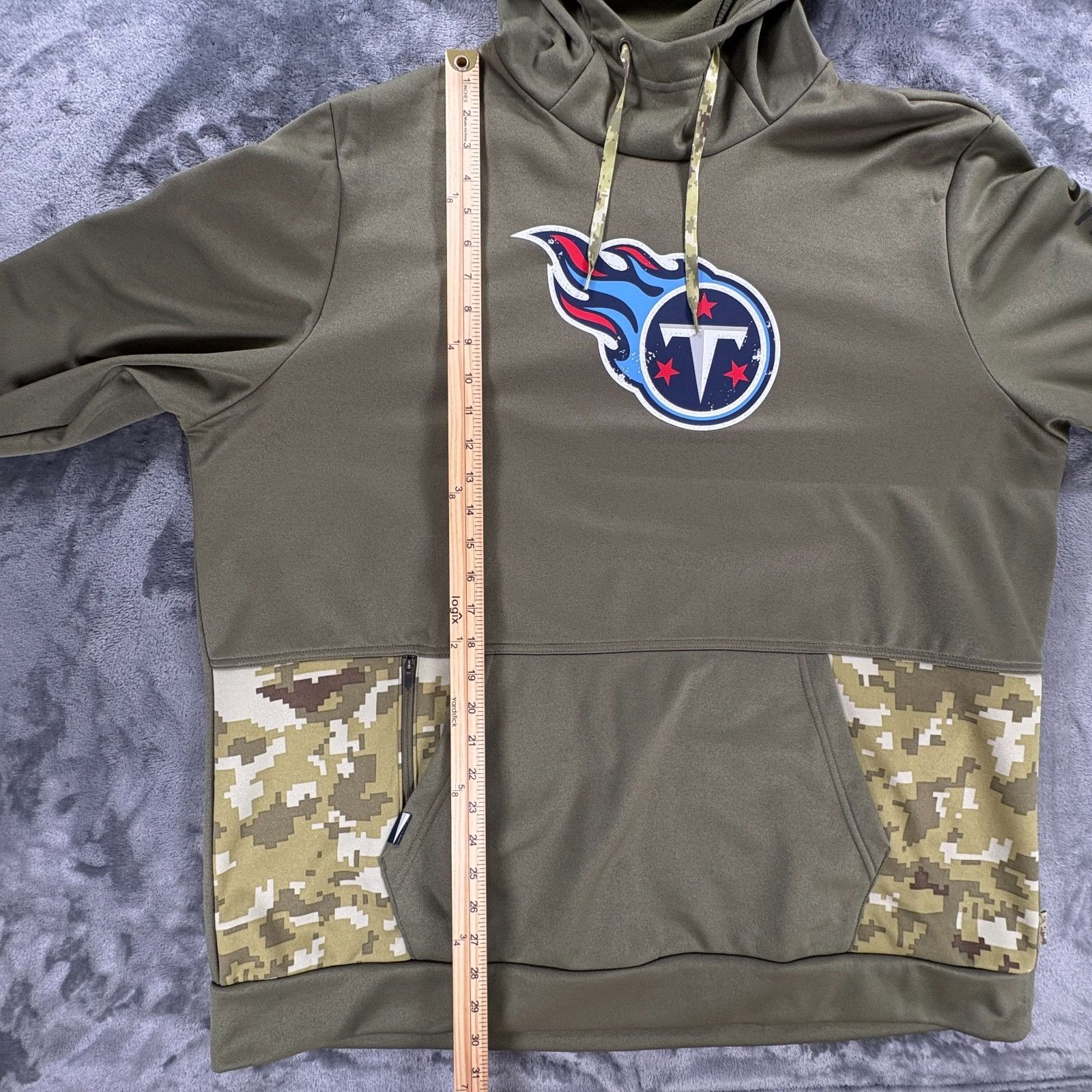 Nike Nike Tennessee Titans Salute To Service Hoodie Mens XXL Camo Size US XXL / EU 58 / 5 - 7 Thumbnail