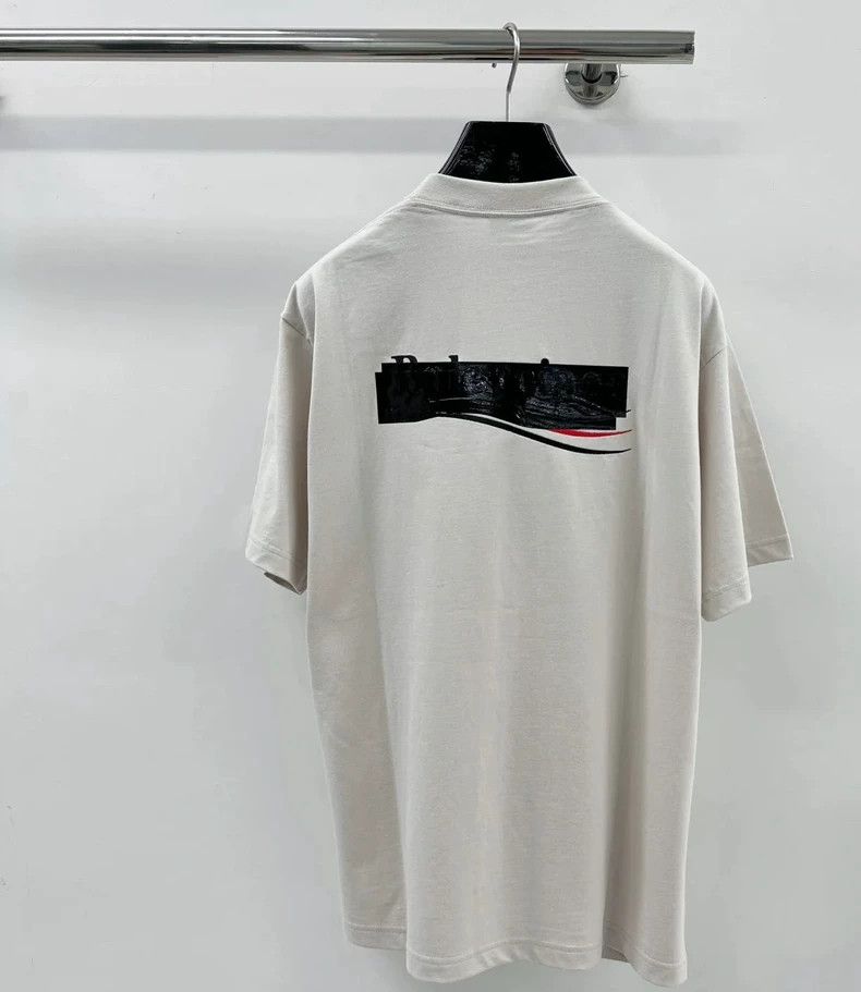 Balenciaga Balenciaga Wave-blocking cola short sleeve Size US M / EU 48-50 / 2 - 2 Thumbnail