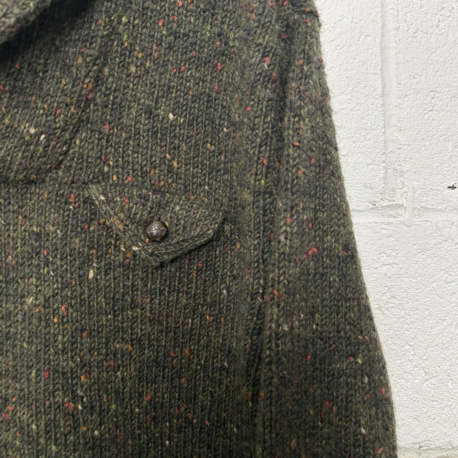 Polo Ralph Lauren Vintage Polo Ralph Lauren Wool Shawl-Collar Sweater "Green" Size US XL / EU 56 / 4 - 5 Thumbnail