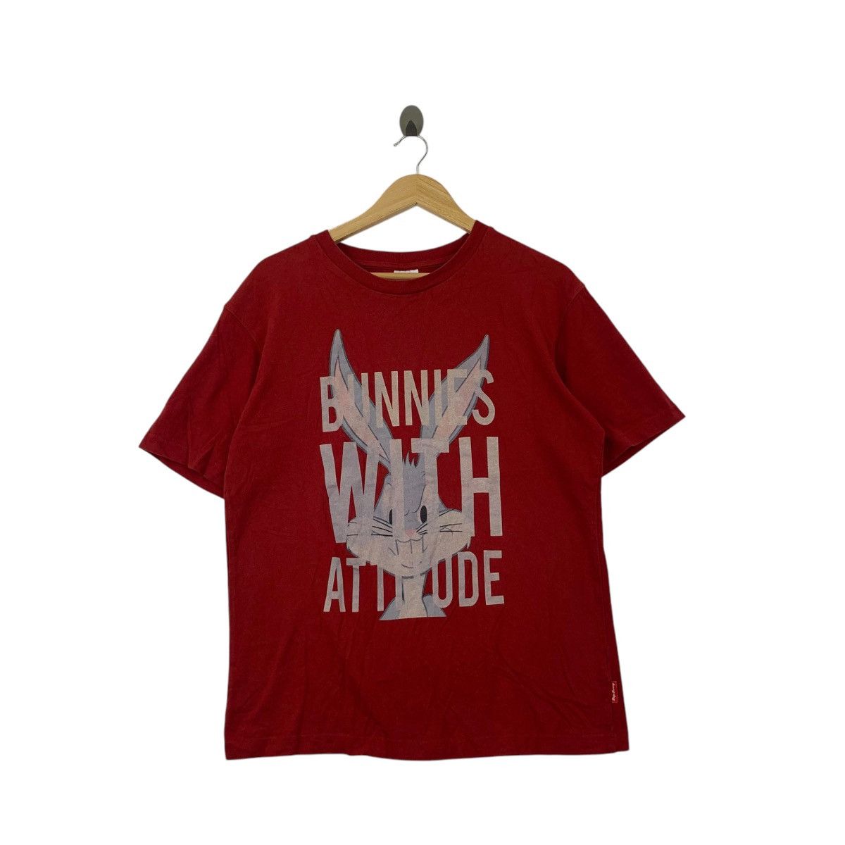 Vintage BUGS BUNNY Looney Tunes Bunnies With Attitude Tee Shirt Top Size M / US 6-8 / IT 42-44 - 1 Thumbnail