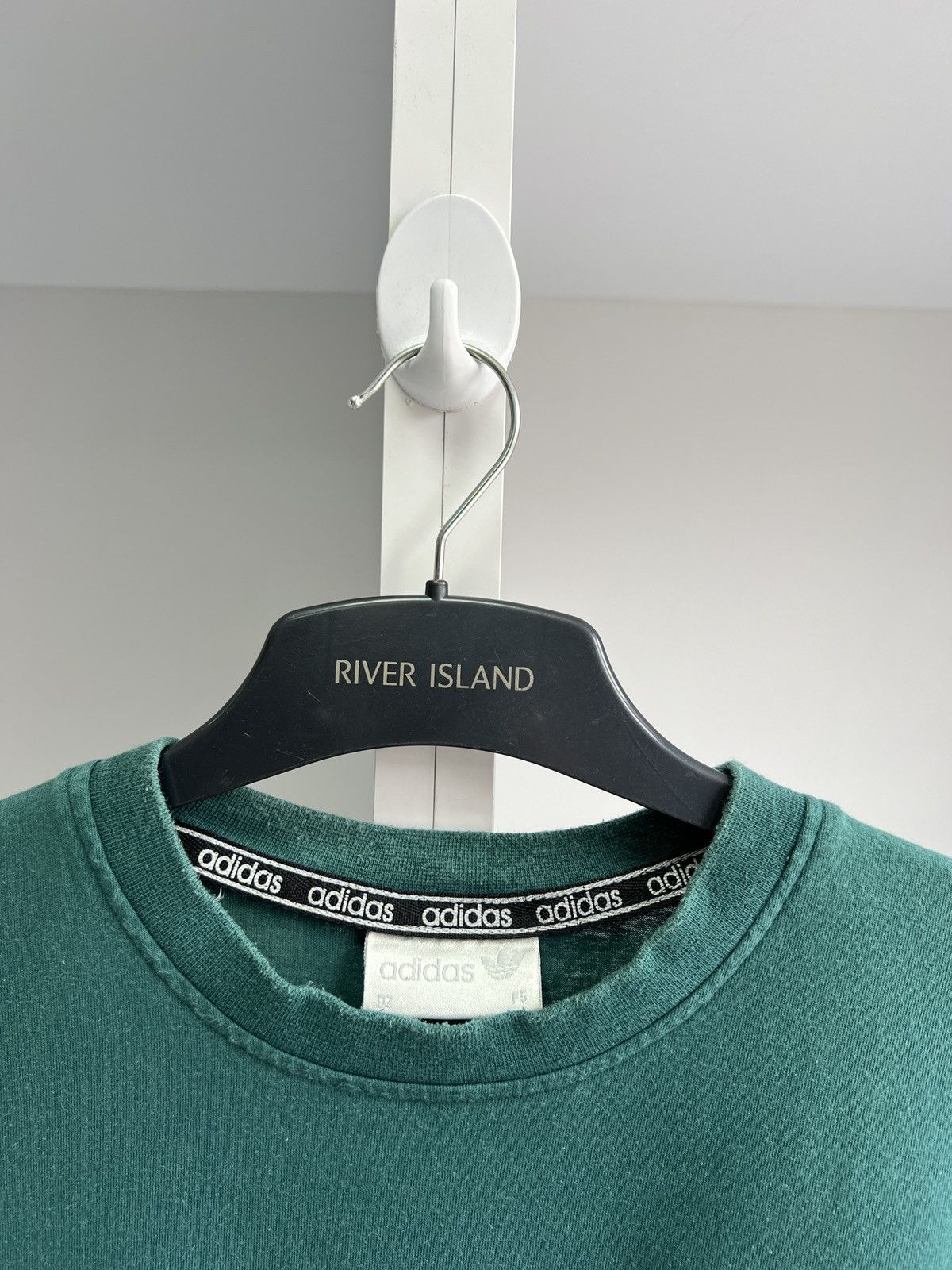 Adidas × Vintage Vintage Adidas Green 90s style T-Shirt Size US L / EU 52-54 / 3 - 8 Thumbnail