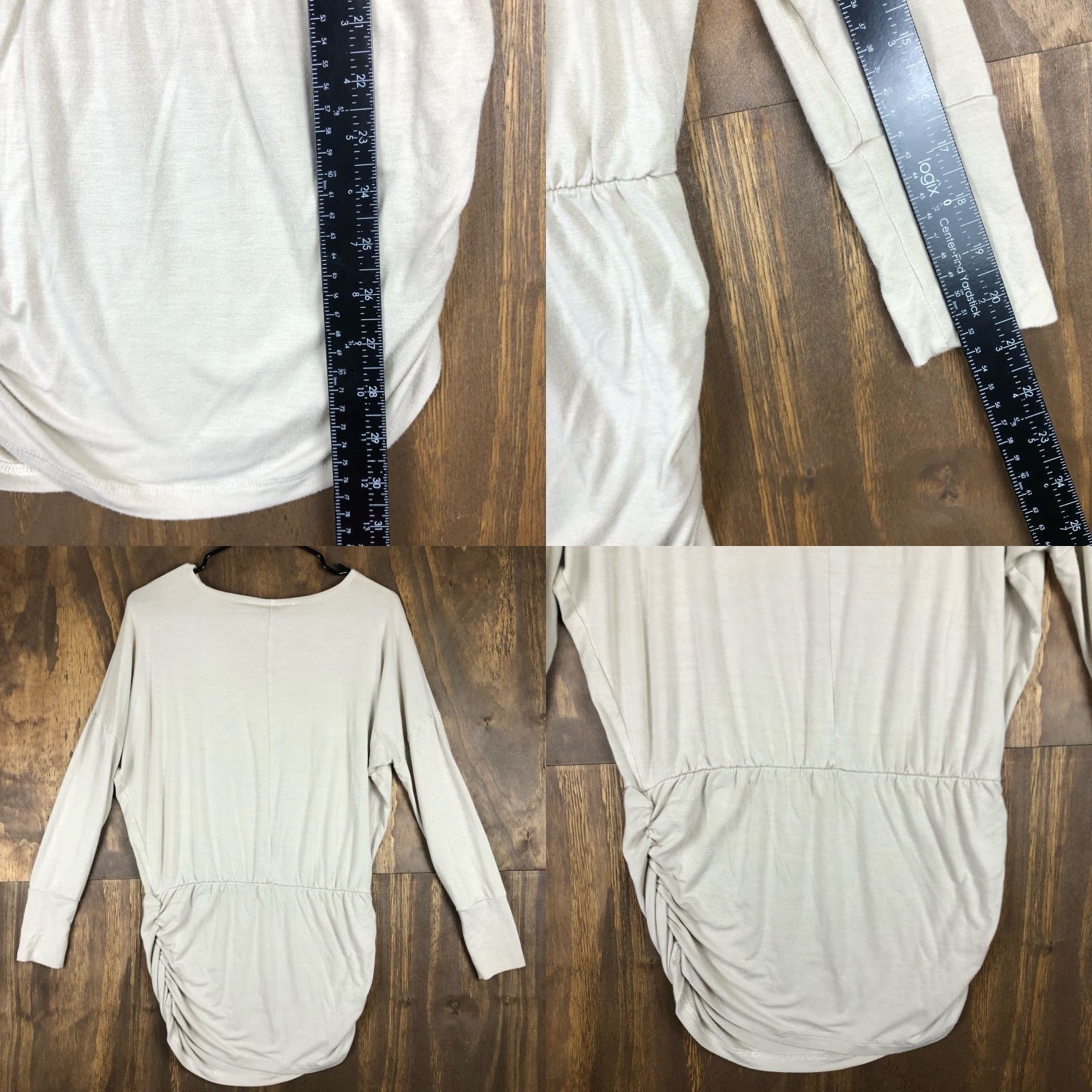 Wrangler VINTAGE Wrangler Womens Dress Tan Fitted Runched Side Short Sexy Casual Stretch Small Size 28" / US 6 / IT 42 - 8 Thumbnail