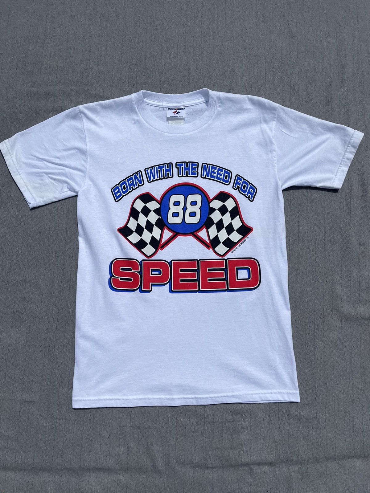 Jerzees × NASCAR × Vintage Vintage 90s Jerzees NASCAR Dale Jarret Need For Speed Shirt Size US S / EU 44-46 / 1 - 1 Thumbnail