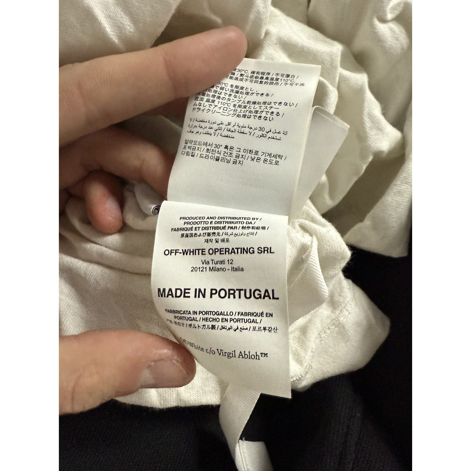 Off-White Off White Tee Jersey Used Medium Size US M / EU 48-50 / 2 - 6 Thumbnail