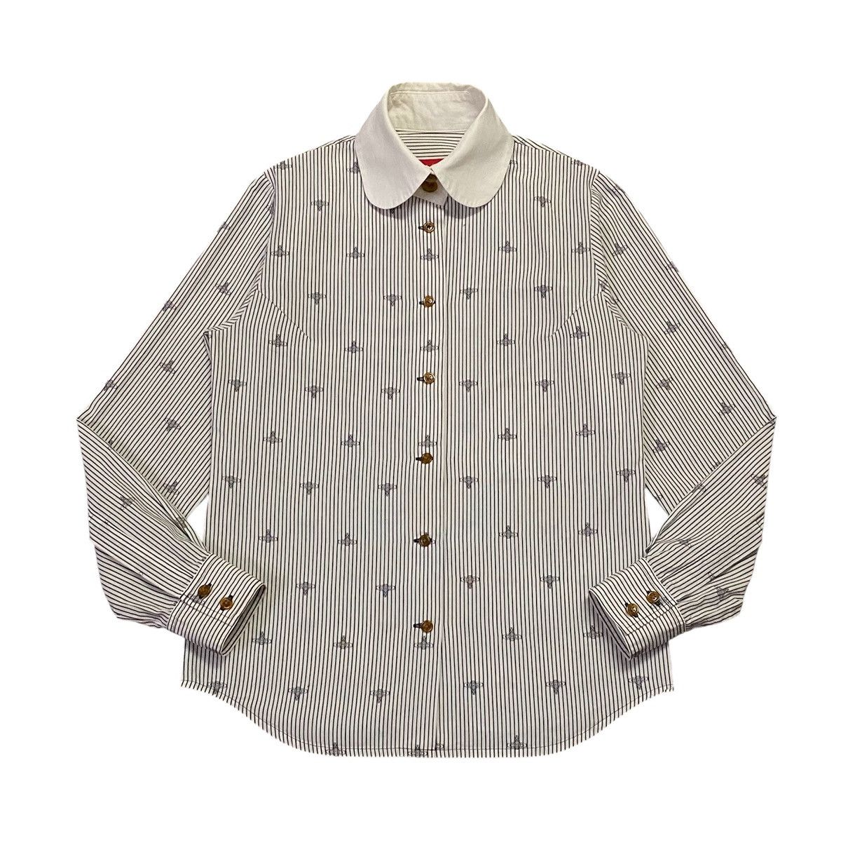 Vivienne Westwood Vivienne Westwood Red Label Monogram Shirt Button Ups Size M / US 6-8 / IT 42-44 - 4 Thumbnail