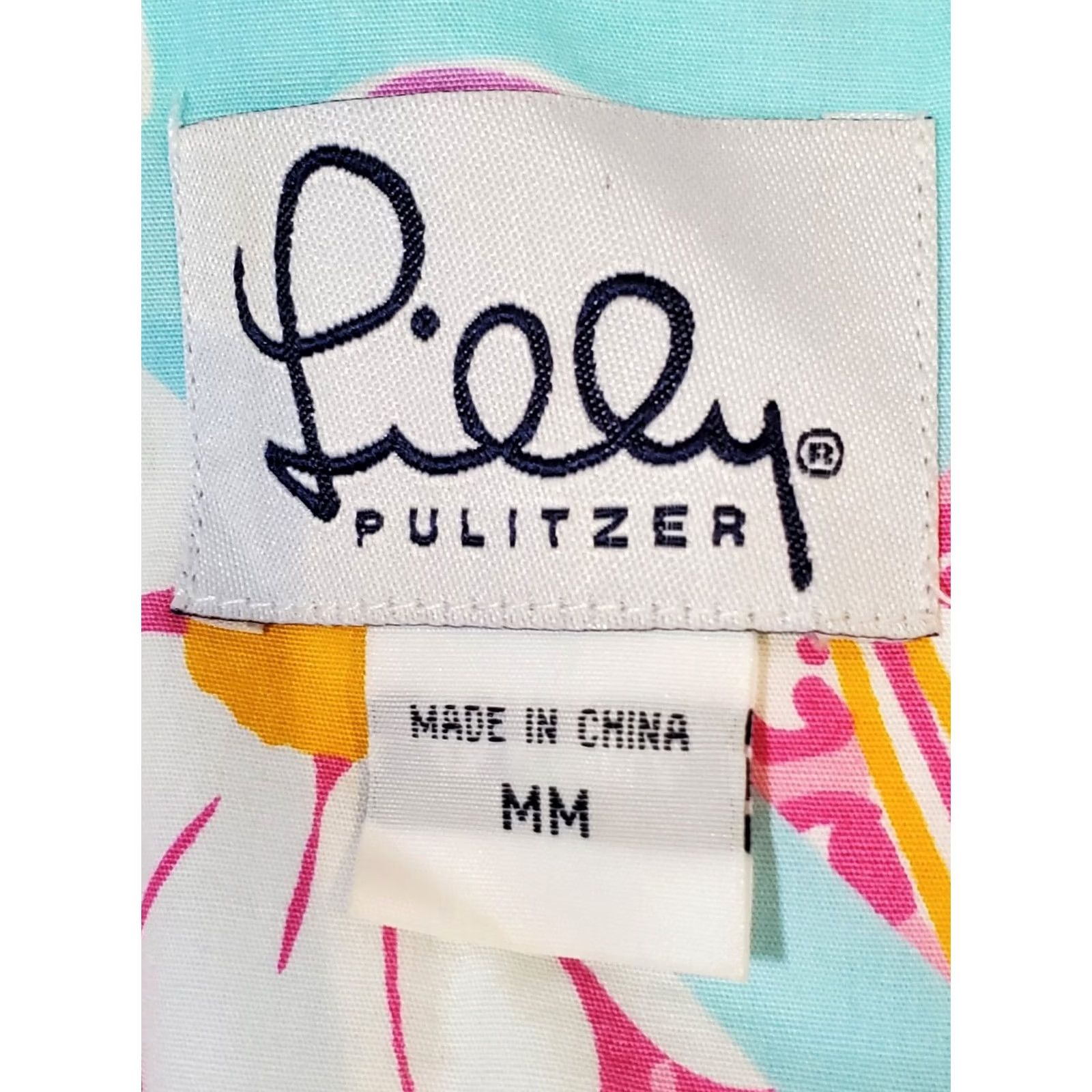 Lilly Pulitzer VINTAGE Lilly Pulitzer White Label Shift Dress Floral Patchwork Women's Size M Size M / US 6-8 / IT 42-44 - 4 Thumbnail