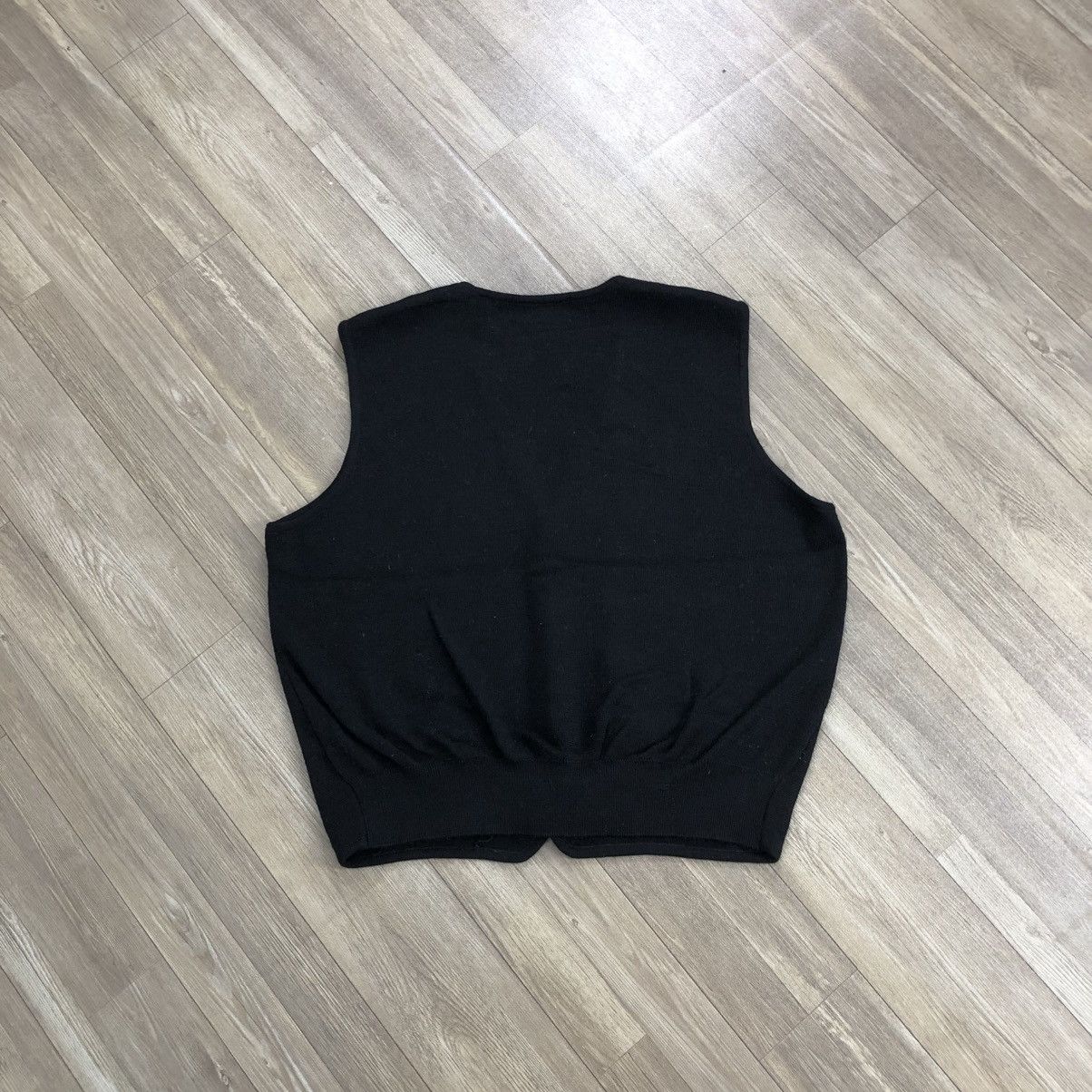 Vintage × Yves Saint Laurent Vintage Yves Saint Laurent YSL Italian Designer Black Vest Size XL / US 12-14 / IT 48-50 - 12 Thumbnail