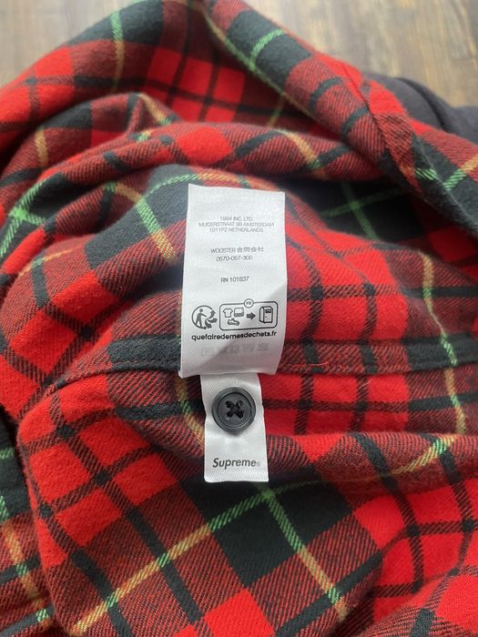 Supreme Supreme Undercover Arabic Logo Flannel Shirt | Grailed