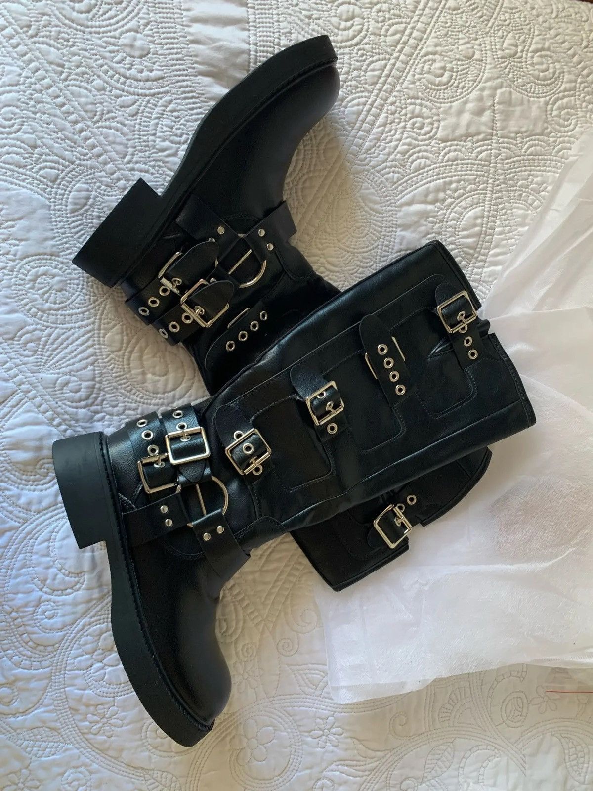 Other Women’s Biker Boots Gothic Medium Heel Motorcycle style Size US 7 / IT 37 - 5 Thumbnail