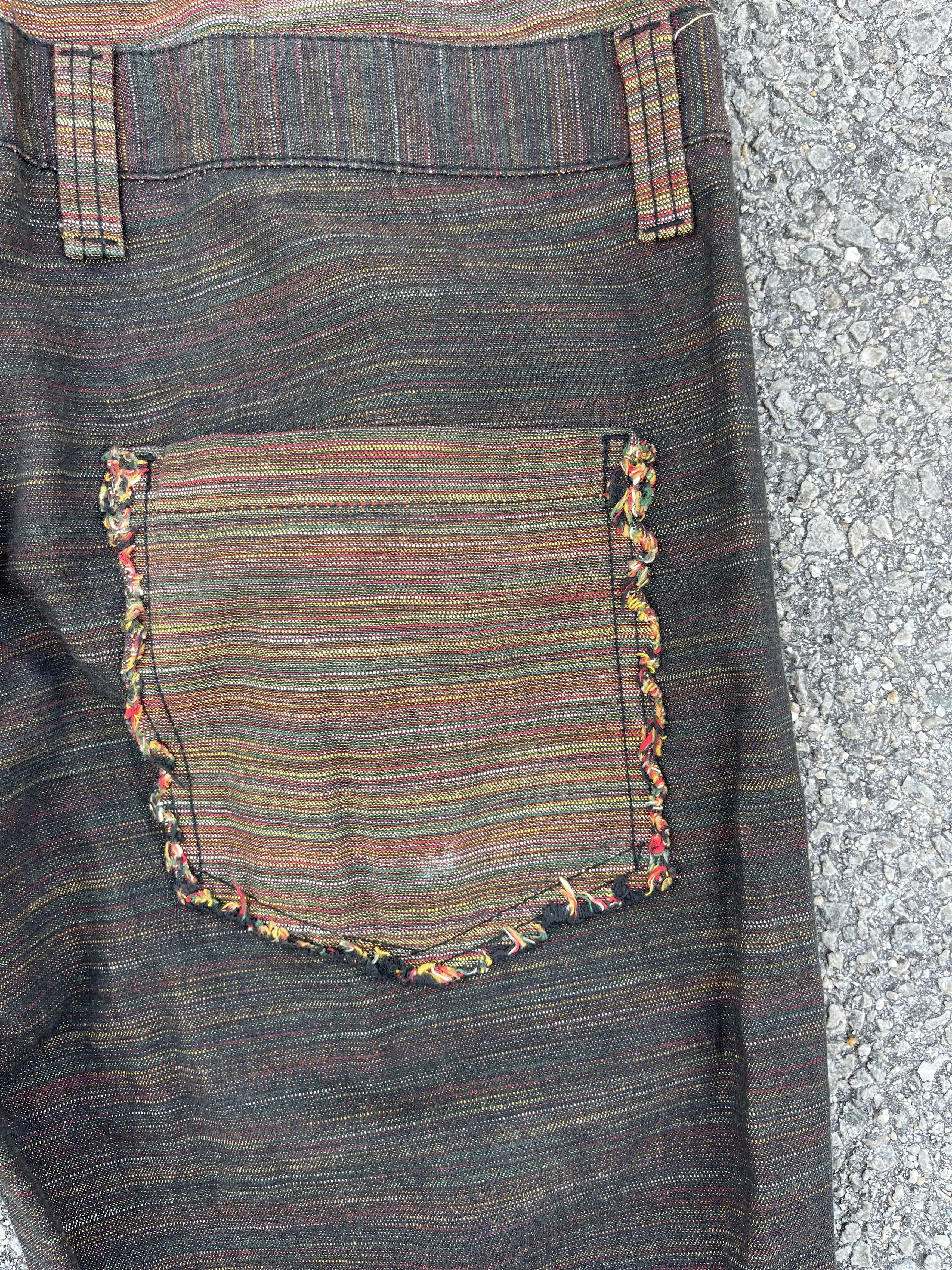 Beauty Beast × If Six Was Nine × Le Grande Bleu (L.G.B.) Resurrection Double Waist Low Pocket Multicolour Slubby Size US 34 / EU 50 - 17 Thumbnail