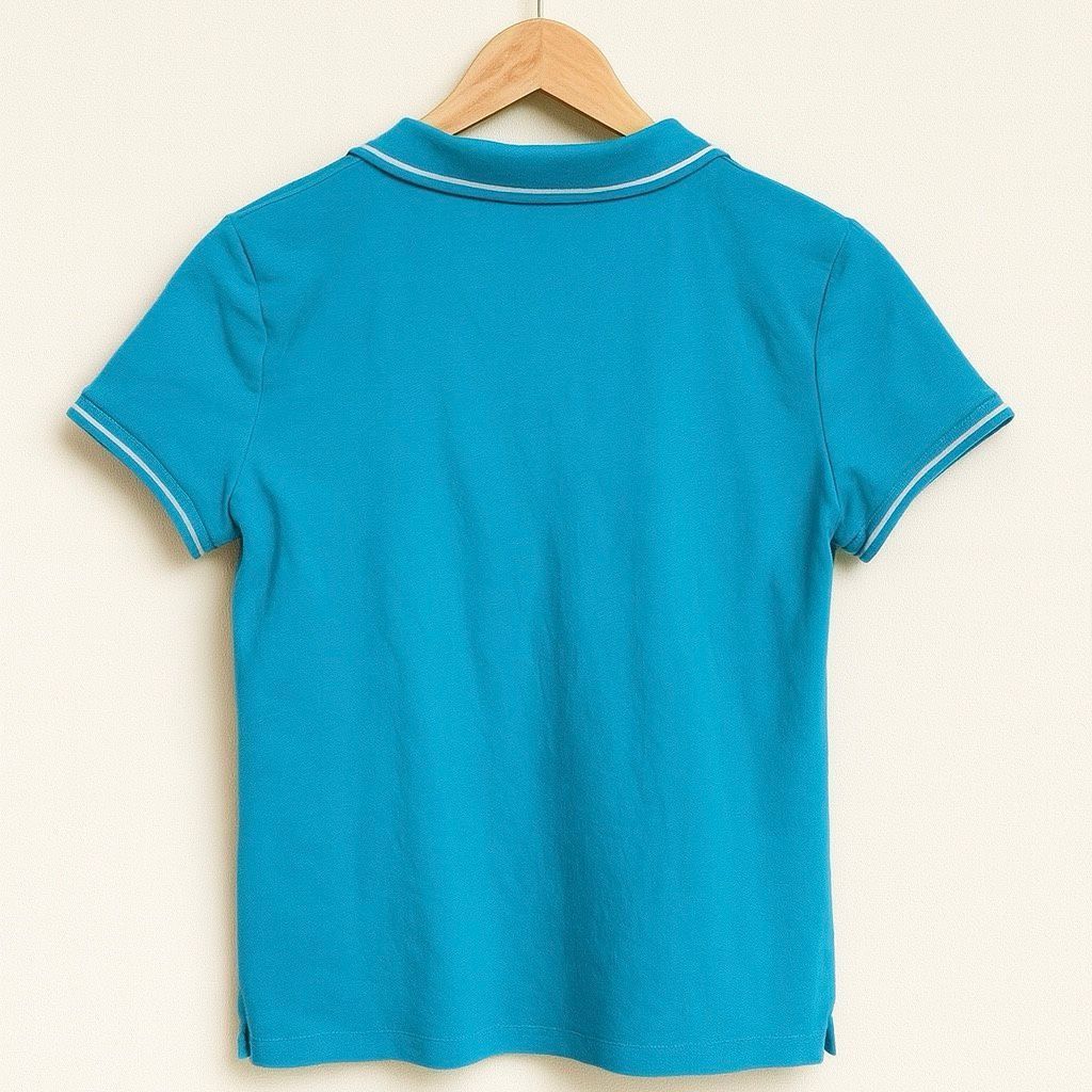 Jones New York Jones New York Signature Blue Zip Polo Top – Medium Size M / US 6-8 / IT 42-44 - 2 Thumbnail