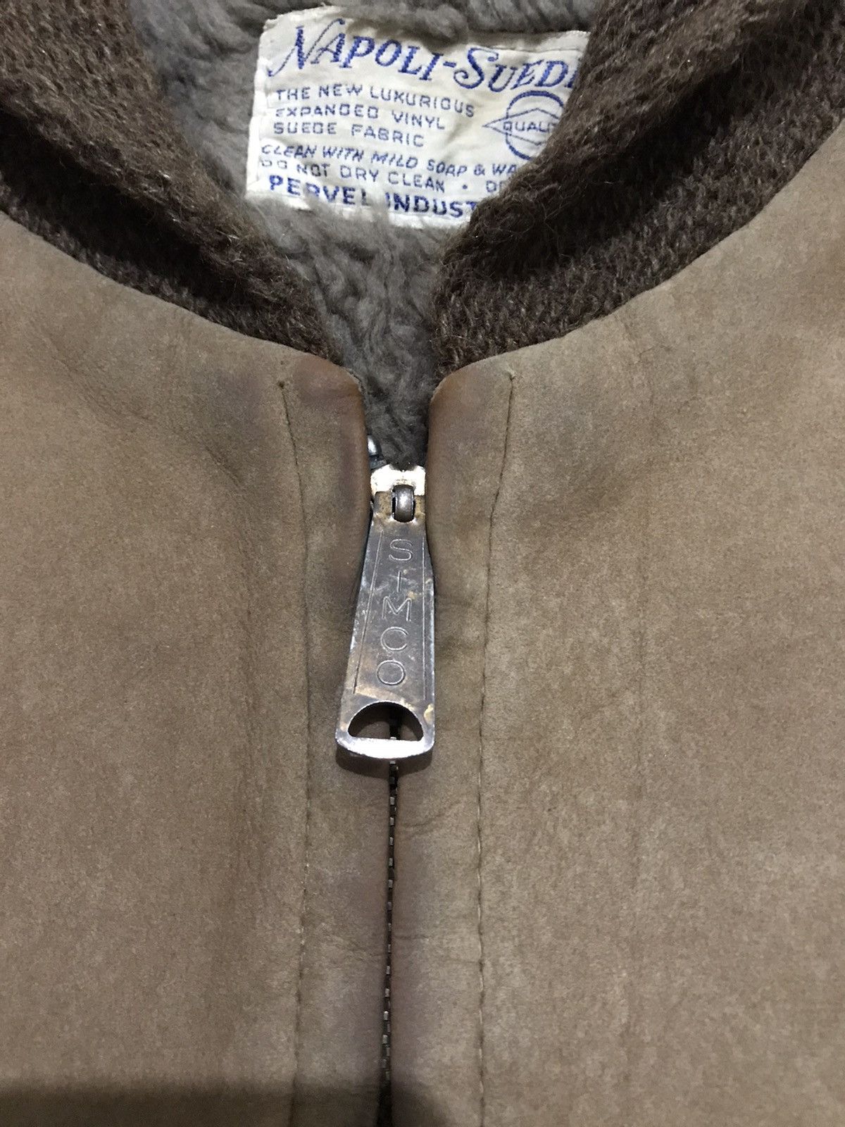 Vintage Rare Vtg 50s/60s Pervel Industries Napoli Suede Jacket -R7 Size US L / EU 52-54 / 3 - 8 Thumbnail