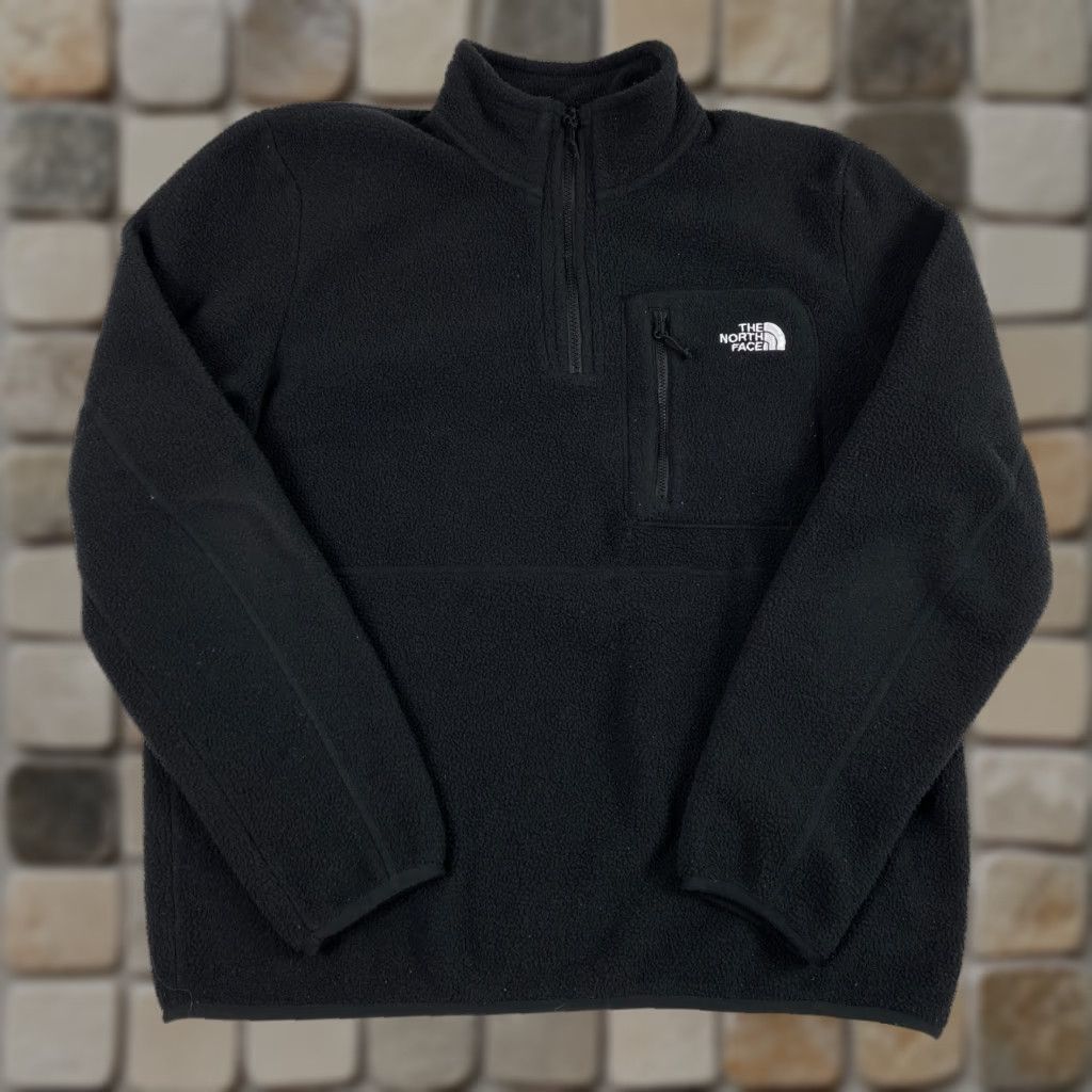 The North Face The North Face Jacket Mens Medium Black Fleece 1/4 Zip Hiking Skiing Climbing Size US M / EU 48-50 / 2 - 1 Thumbnail