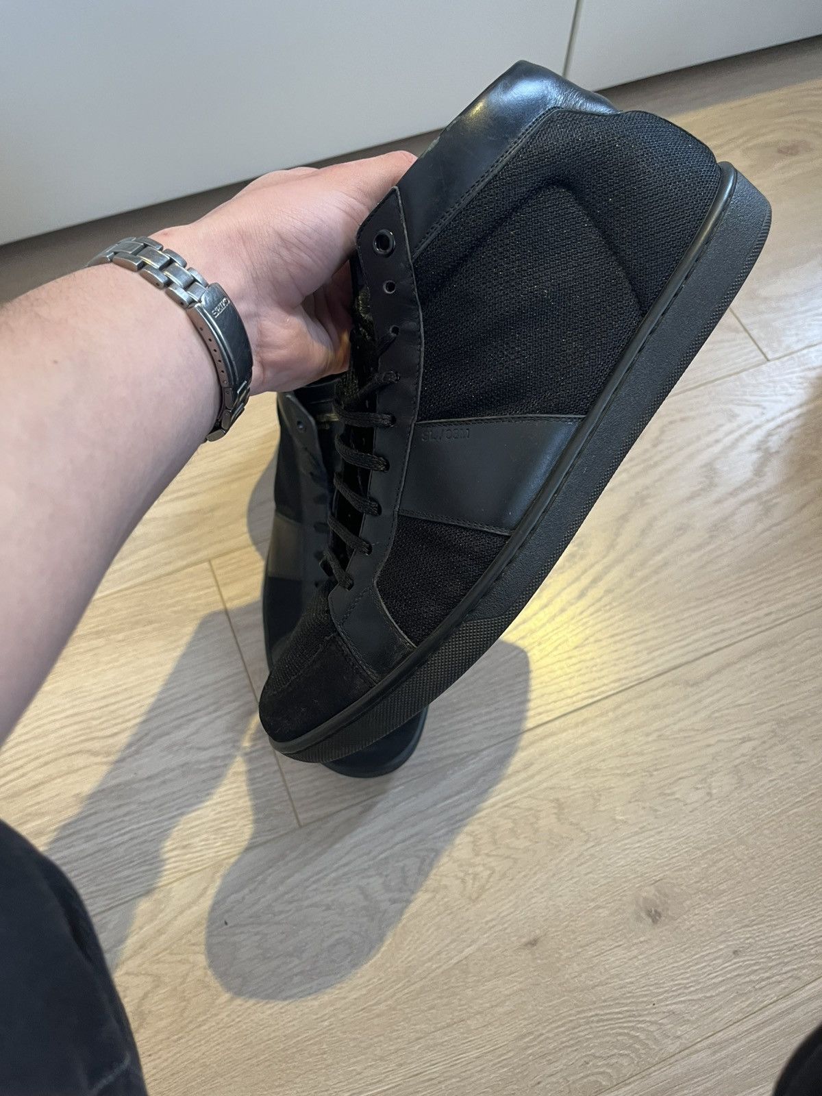 Saint Laurent Paris Saint laurent paris SL/03m midtop Size US 9.5 / EU 42-43 - 6 Thumbnail