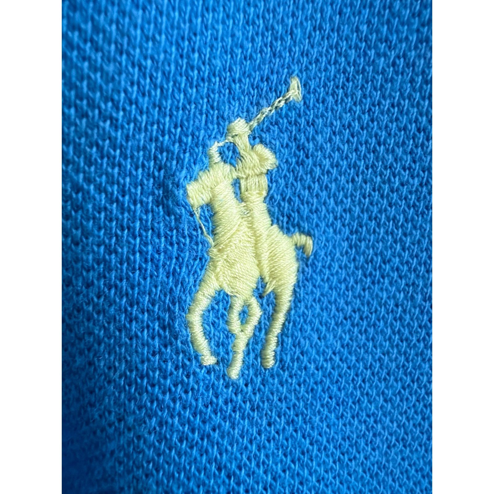 Polo Ralph Lauren Vintage Polo Ralph Lauren Polo Blue Shirt Men's Yellow Pony Size US L / EU 52-54 / 3 - 3 Thumbnail