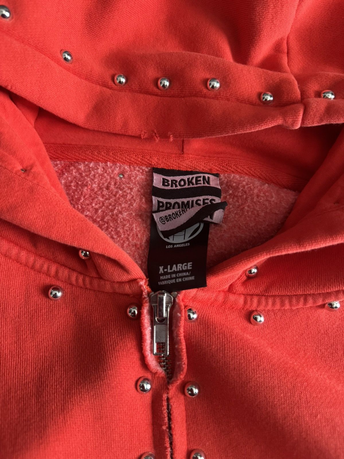 Broken Promises Co. Broken Promises Studded Zip Up Size US XL / EU 56 / 4 - 5 Thumbnail