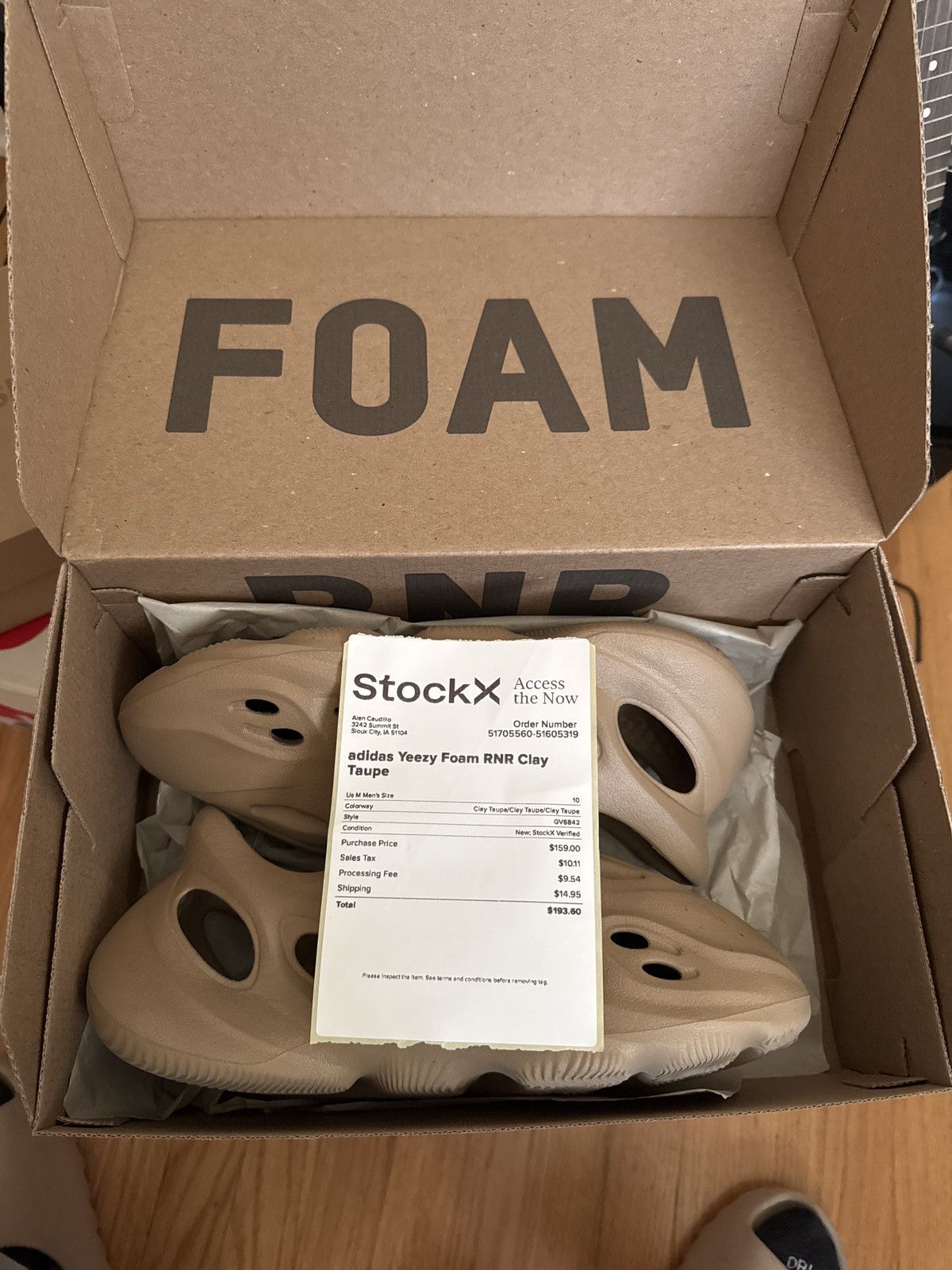 Adidas × Kanye West × Yeezy Adidas Yeezy Foam RNR Clay Taupe Size US 10 / EU 43 - 7 Thumbnail