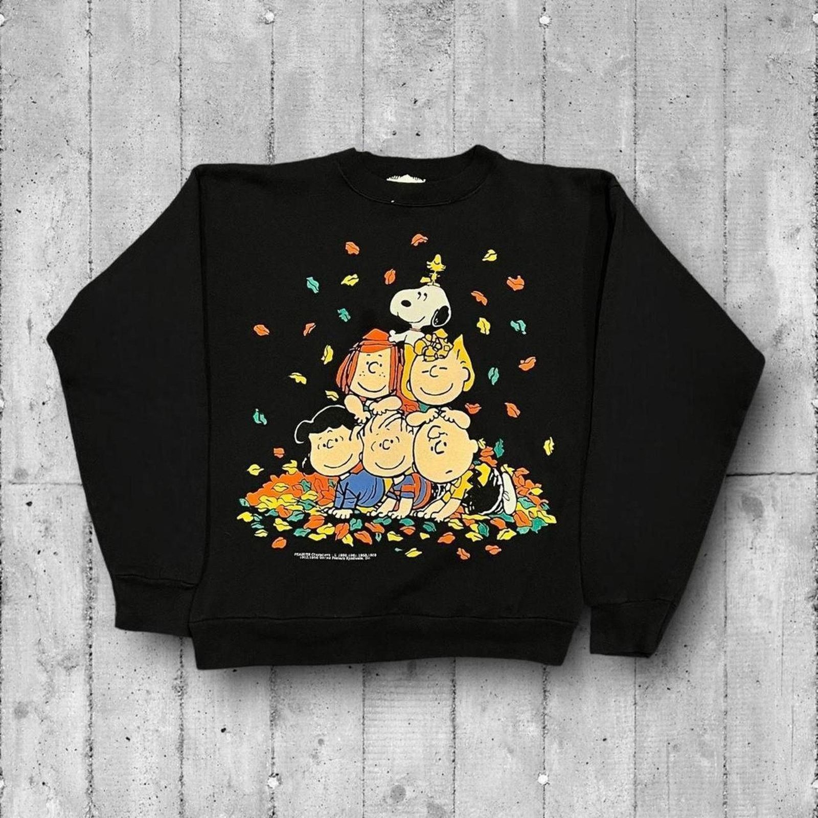 Peanuts Vintage 90s Peanuts Snoopy & Charlie Brown Fall Crewneck Size S / US 4 / IT 40 - 1 Thumbnail