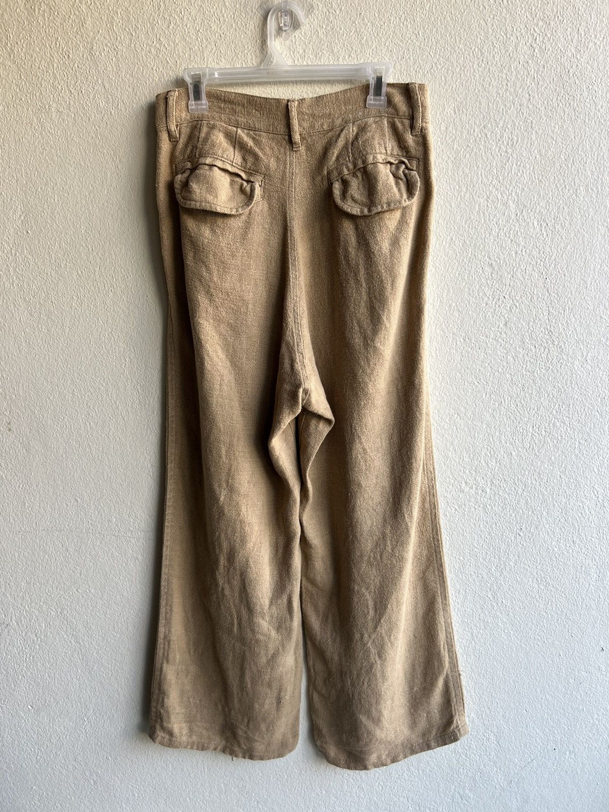 Issey Miyake Issey Miyake Sunaokuwahara Wide Loose Linen Trouser Pant Size US 30 / EU 46 - 2 Thumbnail