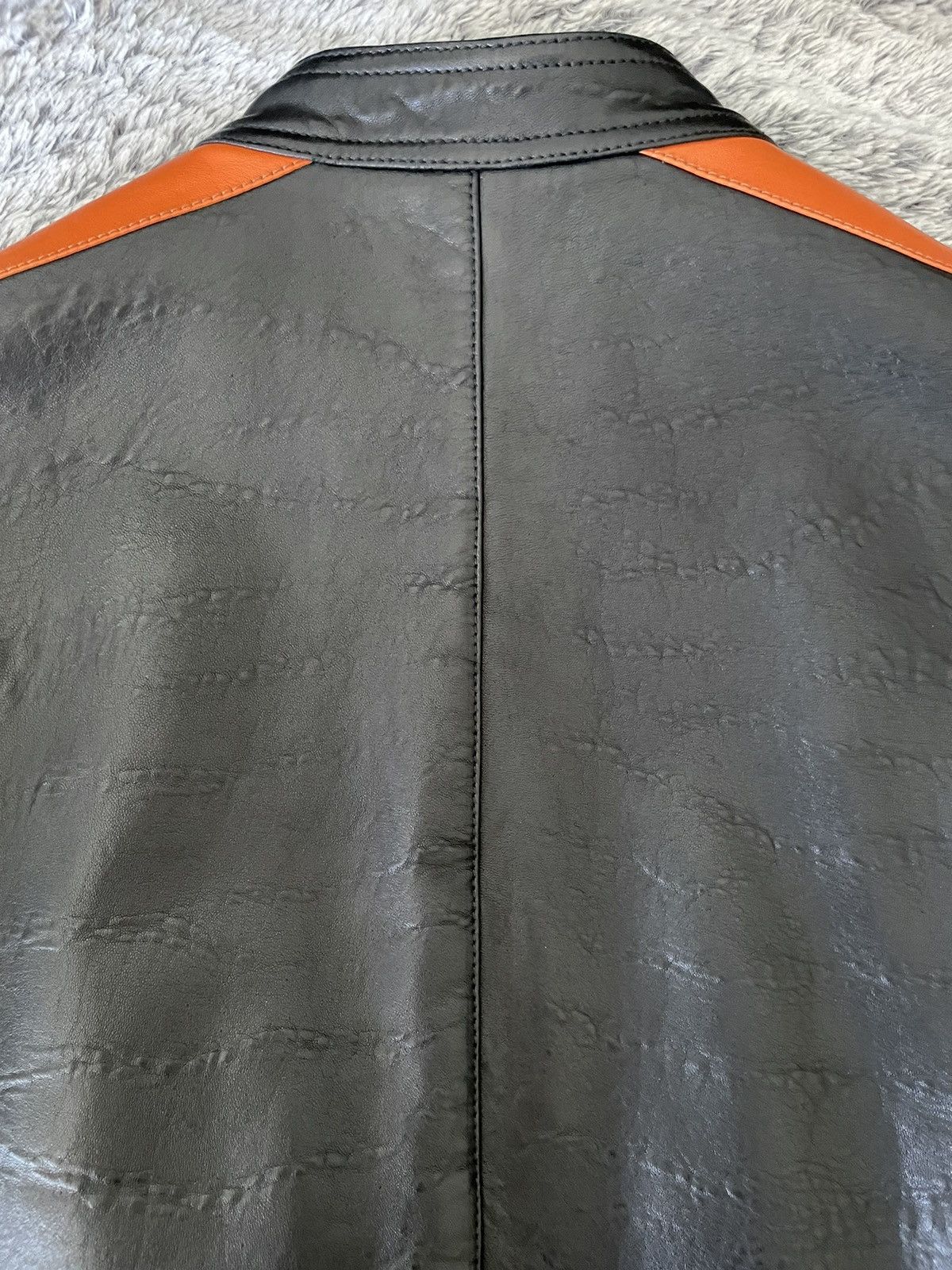 Givenchy Givenchy Logo Biker Moto Leather Jacket Size US M / EU 48-50 / 2 - 12 Thumbnail