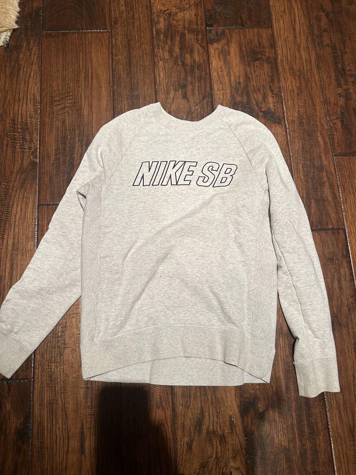 Nike Gray vintage nike sweatshirt Size US M / EU 48-50 / 2 - 1 Thumbnail