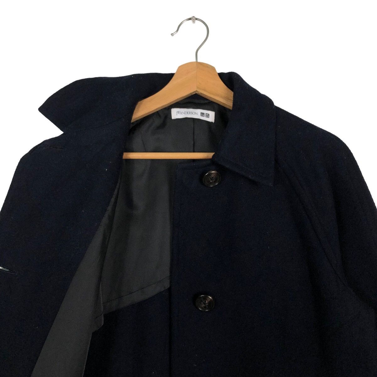 JW Anderson 🔥90s Rich Black - Fly Coats Long Jacket J.W.Anderson Uniqlo Size US S / EU 44-46 / 1 - 10 Thumbnail