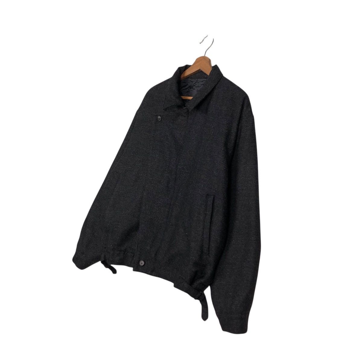 Japanese Brand 📌Vintage Wool Bomber Jacket Unbranded Issey Miyake Size US M / EU 48-50 / 2 - 3 Thumbnail