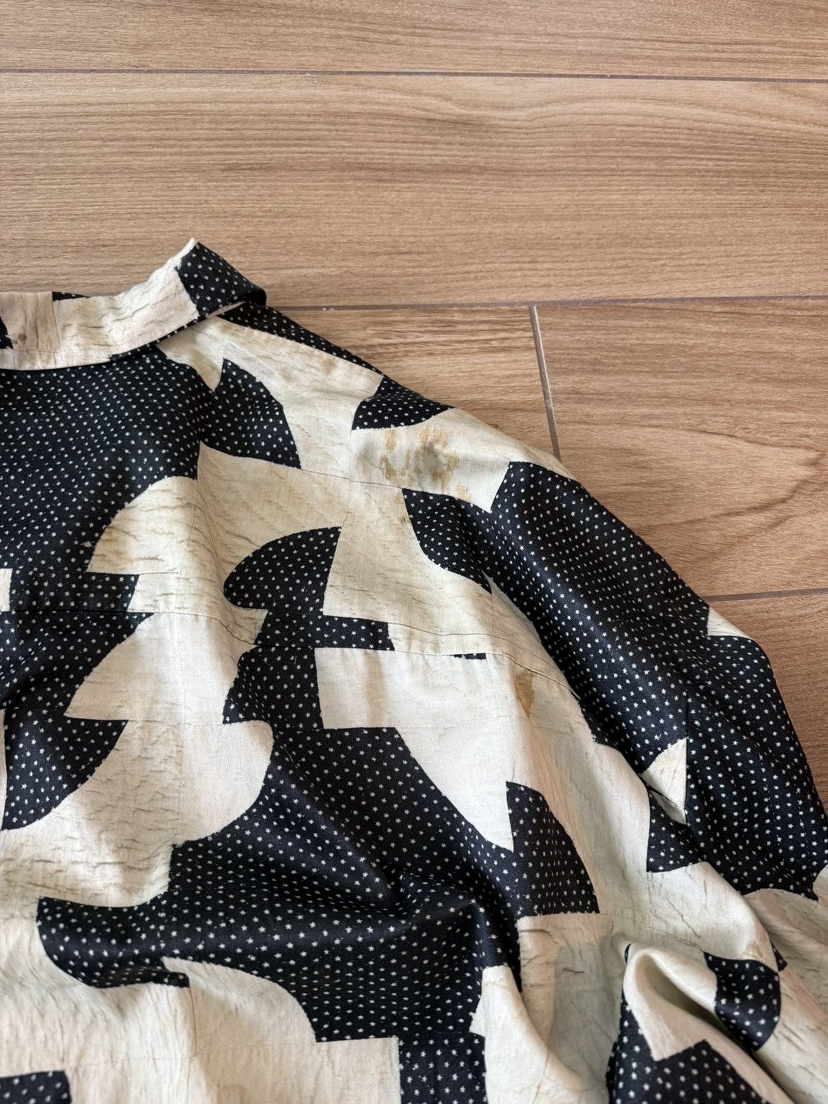 Maison MIHARA YASUHIRO Maison Mihara Yasuhiro Drunker's Path Shirt 'Black' Size US XXS / EU 40 - 10 Thumbnail