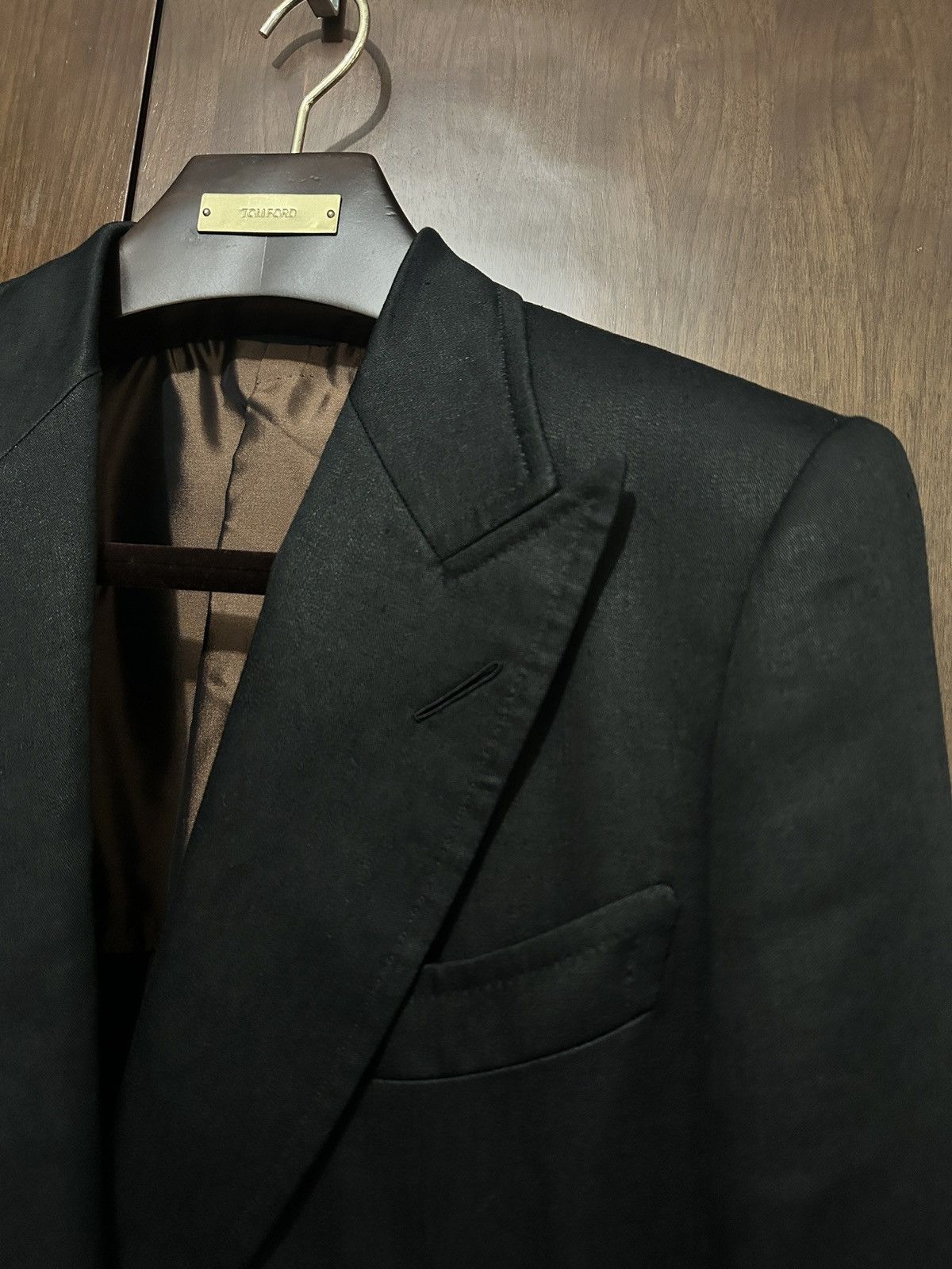 Tom Ford $8k like NEW Tom Ford super fine linen blazer D cut EU50 Size 50R - 3 Thumbnail