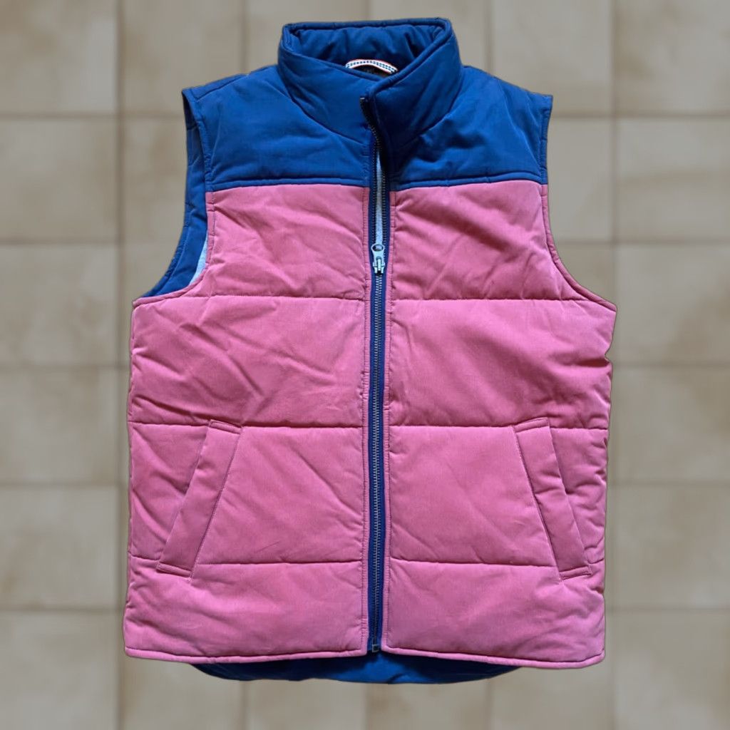 Vintage VINTAGE The Normal Brand Vest Mens M Red Blue Puffy Winter Vest Puffy Jacket Winter Mens M Red Blue Size US M / EU 48-50 / 2 - 1 Thumbnail