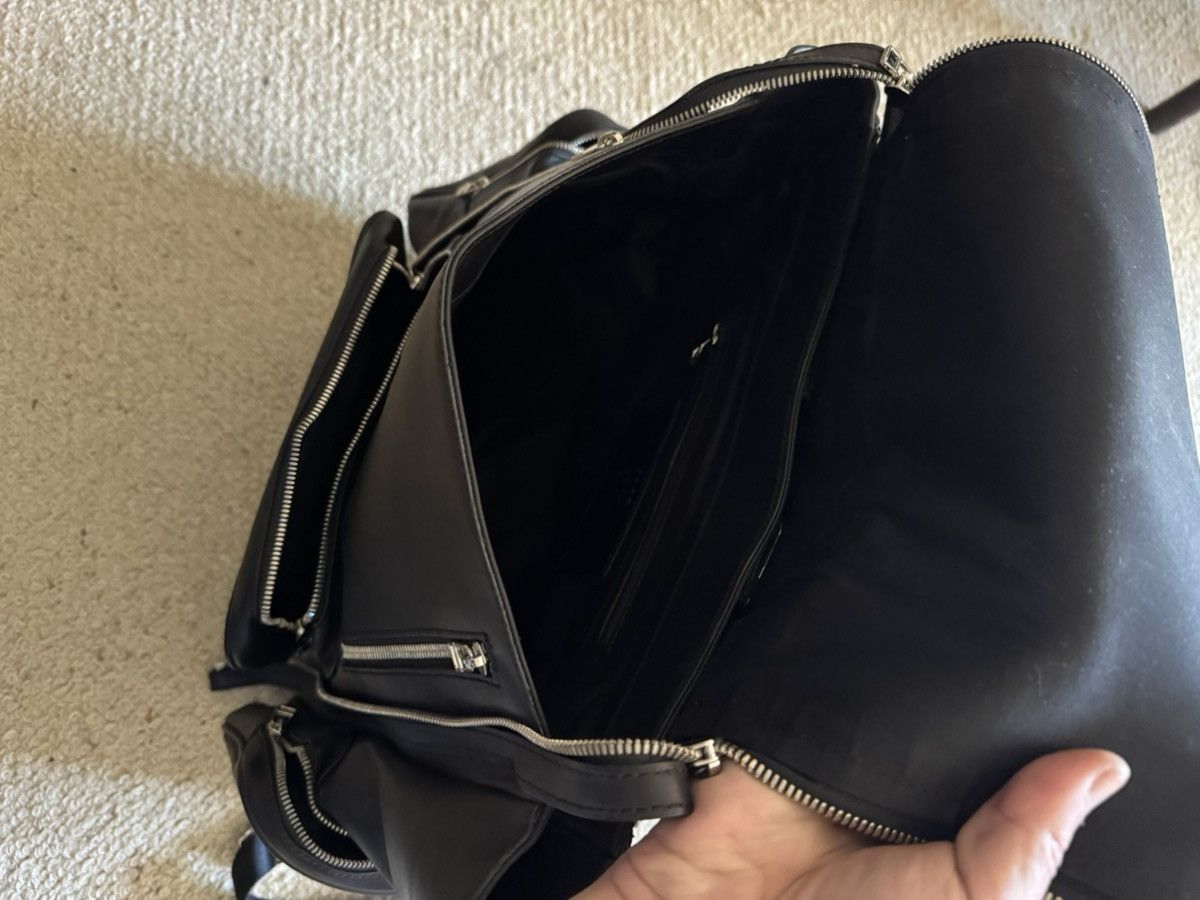 Hood By Air Hood By Air Black Leather Backpack – OS Size ONE SIZE - 4 Thumbnail