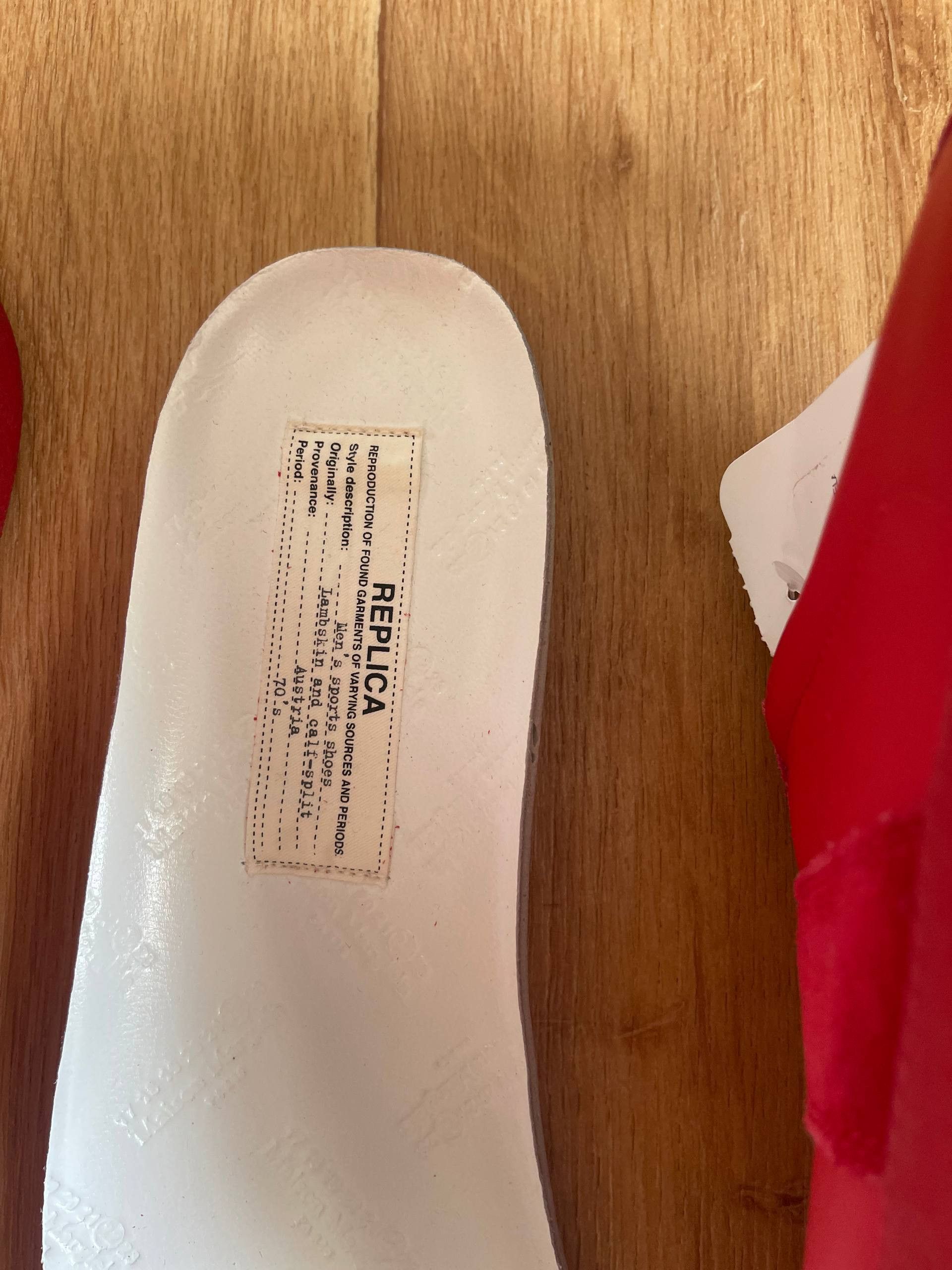Maison Margiela Maison Martin Margiela MMM Low tTop Replica Red Sneaers Sz41 Size US 8 / EU 41 - 15 Thumbnail
