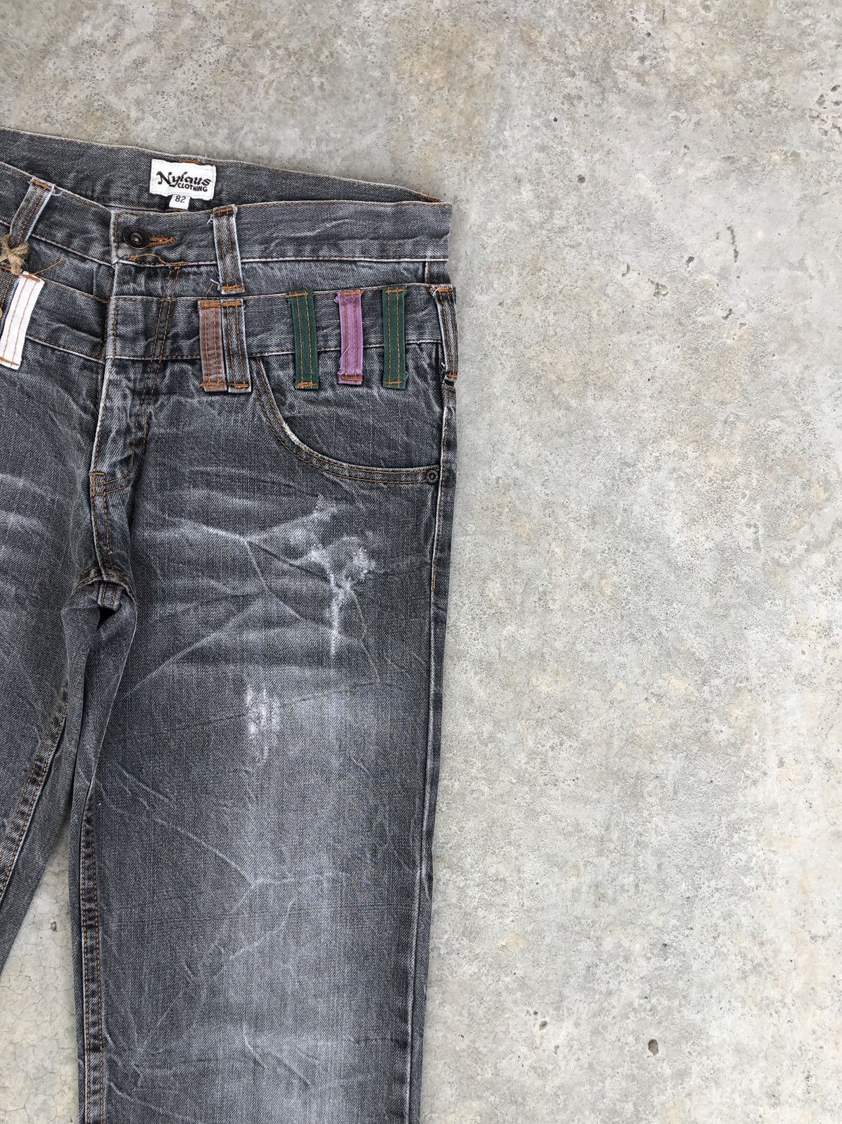 Hysteric Glamour Japanese Nylaus Flared Jeans Distressed Jeans Size US 31 - 5 Thumbnail