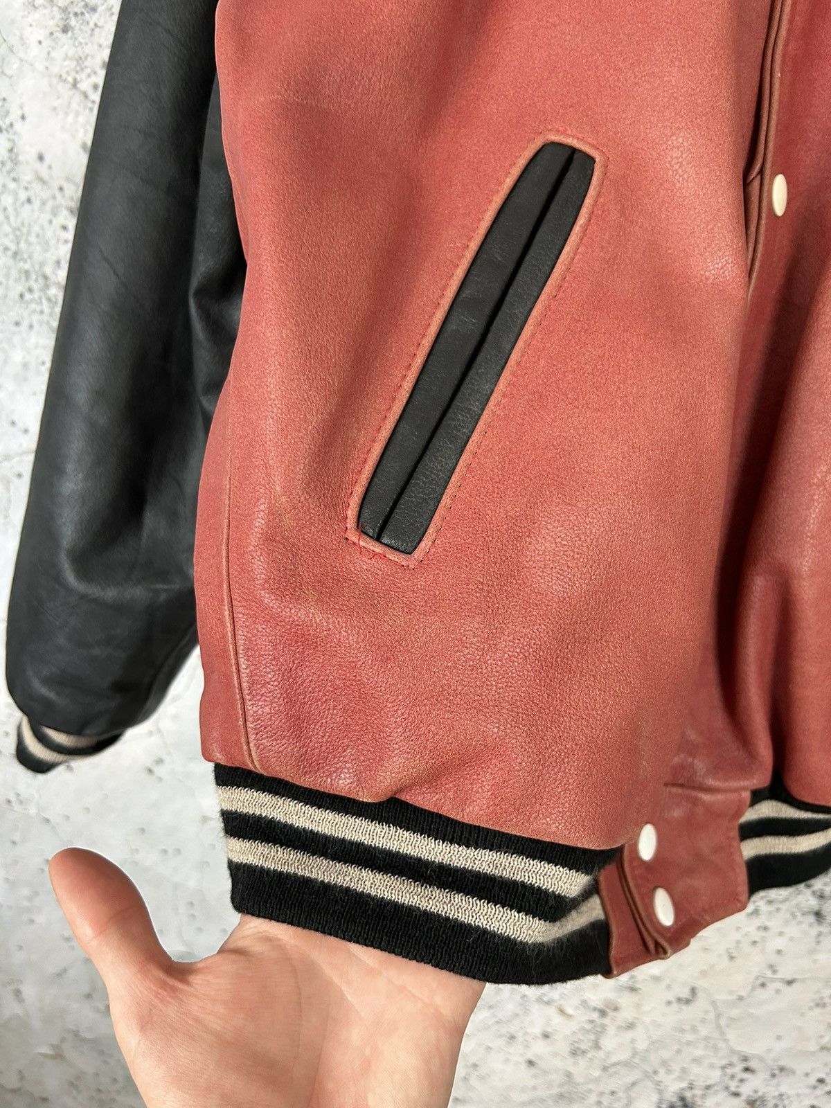 Genuine Leather Vintage Bronx Bomber Genuine Leather Jacket 90s Hype Rare Size US L / EU 52-54 / 3 - 5 Thumbnail