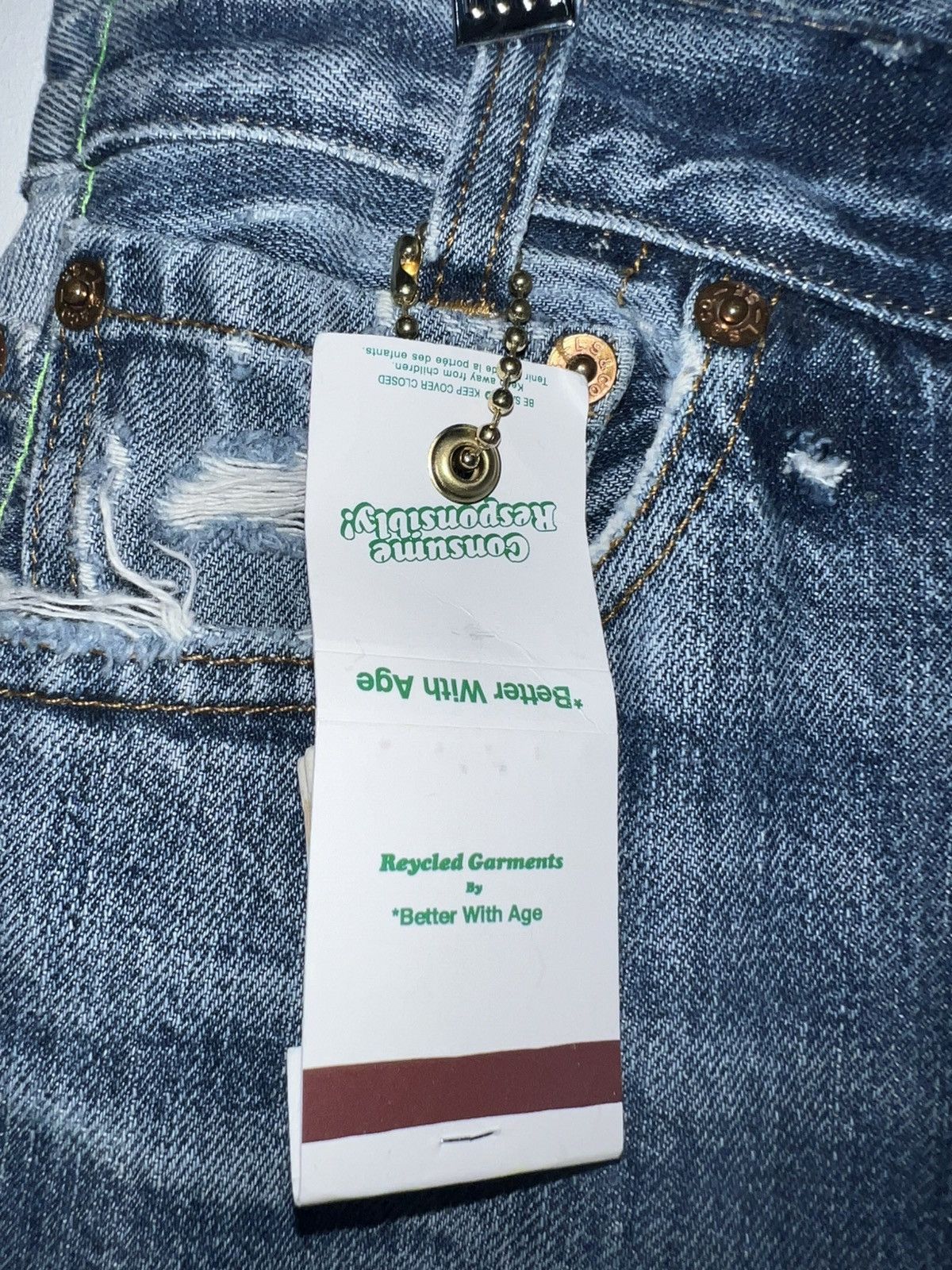 Better With Age Better With Age Baggy Jawn Denim Size US 31 - 9 Thumbnail
