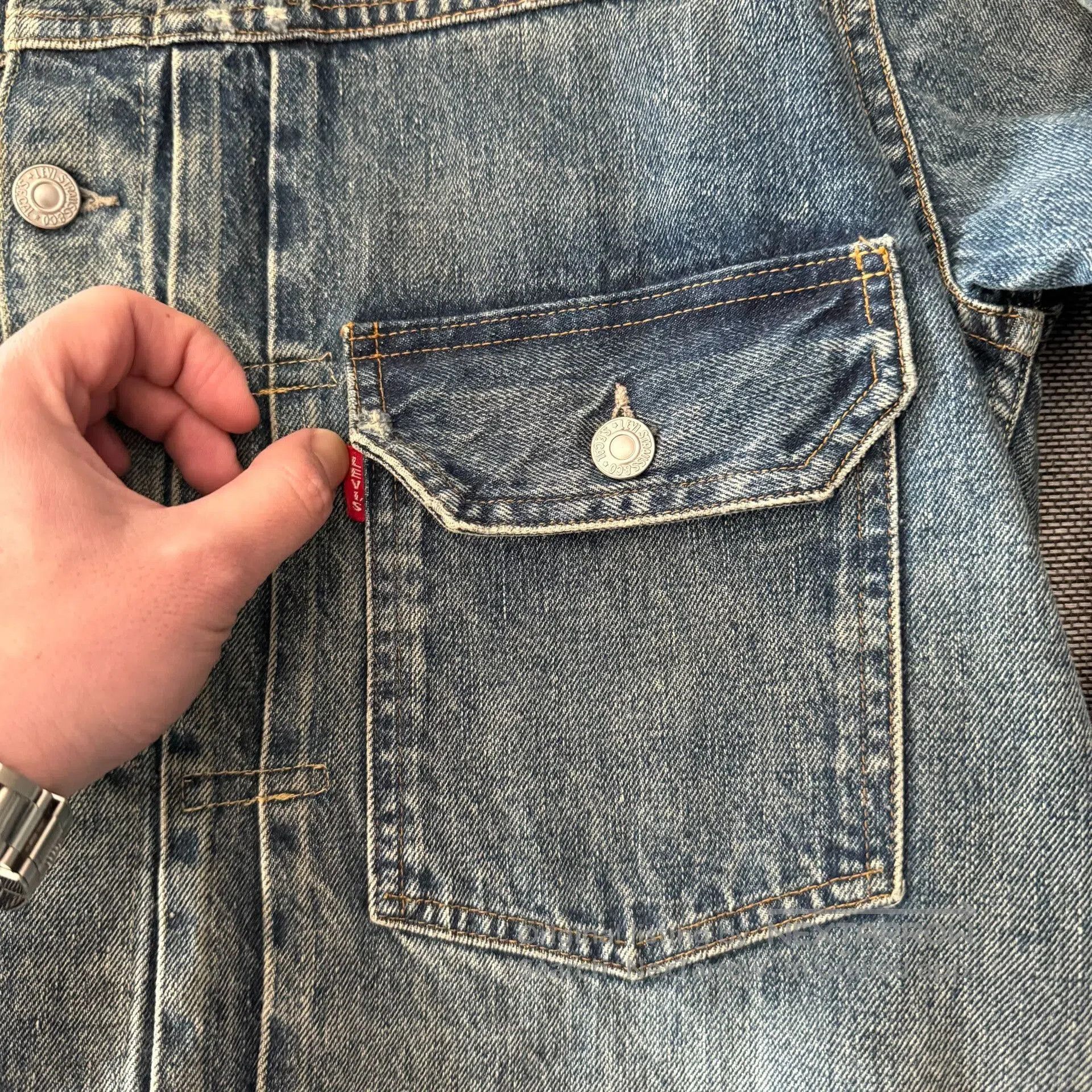 LVC Levi's LVC507xx Washed Denim Jacket. Size US M / EU 48-50 / 2 - 6 Thumbnail