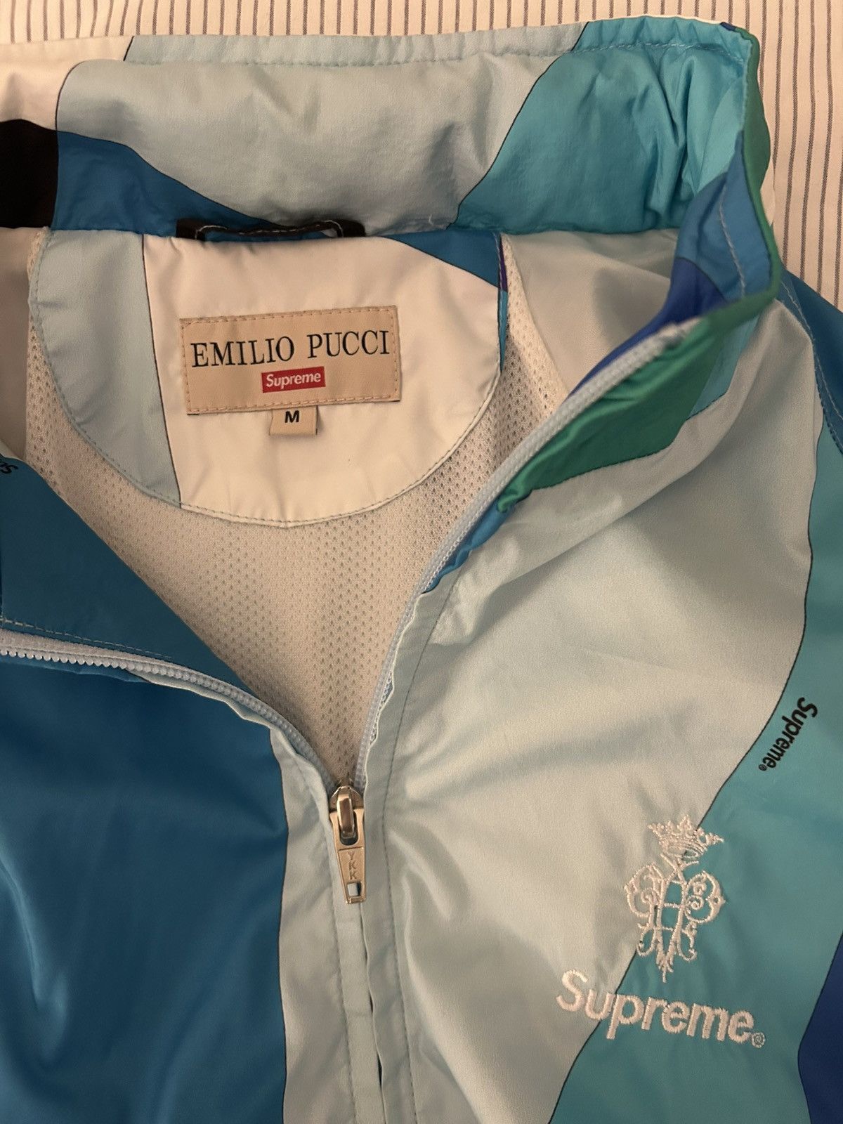 Supreme Supreme Emilio Pucci Sport Jacket Blue Size US M / EU 48-50 / 2 - 3 Thumbnail