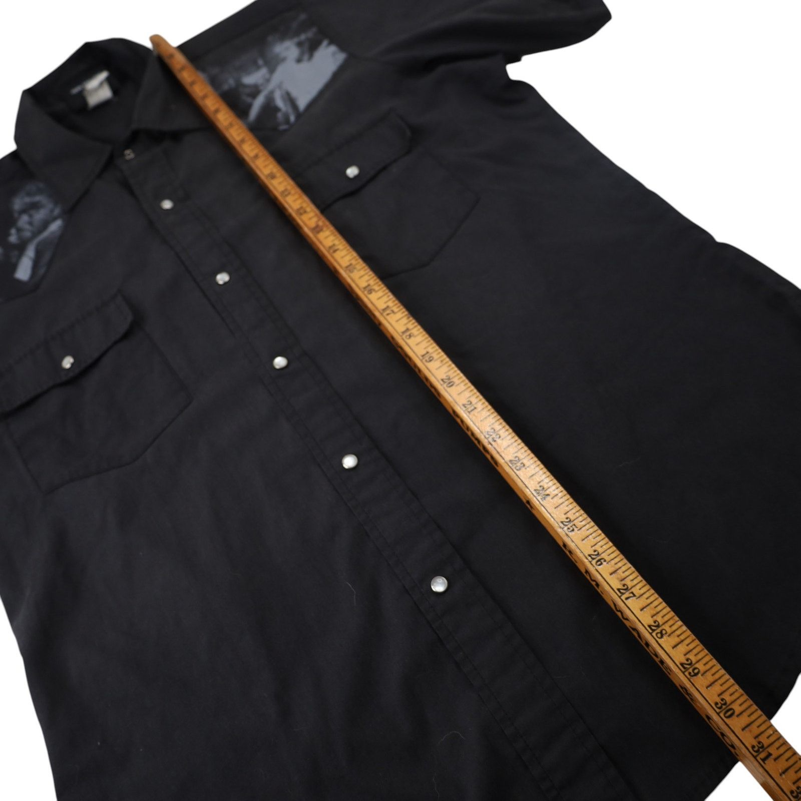 Vintage VTG Y2k Felon Pearl Snapdown Frankenstein Rockabilly Shirt Size US XL / EU 56 / 4 - 10 Thumbnail