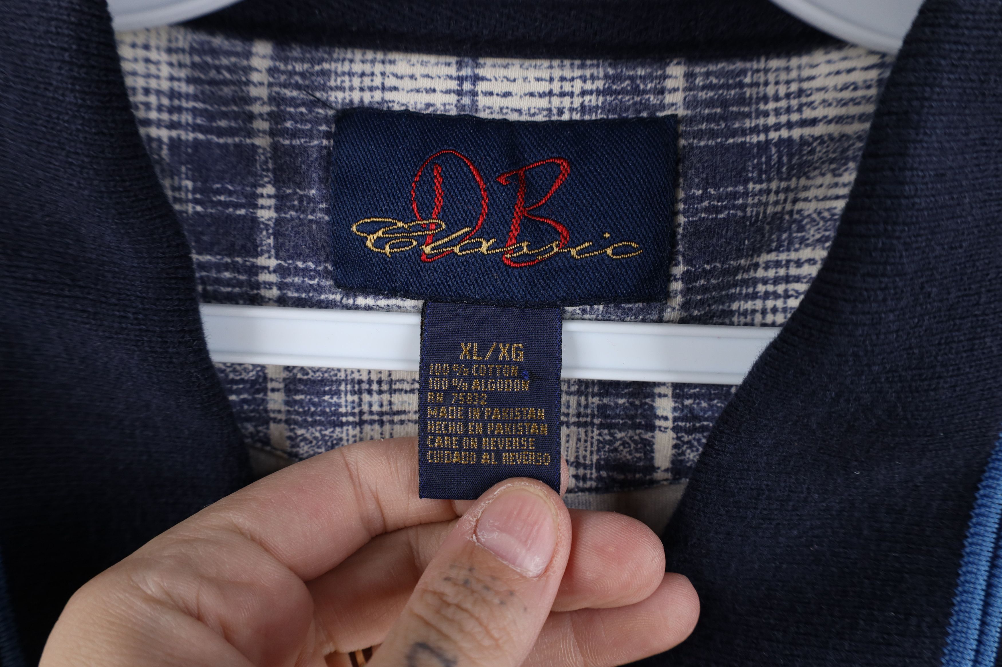 Vintage Vintage 90s Streetwear Fit Collared Golf Polo Shirt Plaid Size US XL / EU 56 / 4 - 5 Thumbnail