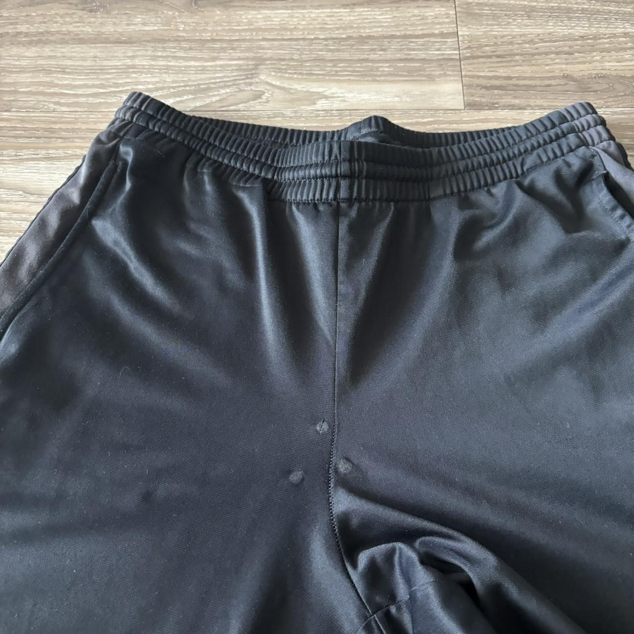 Vintage Crazy Vintage Y2K/2000s Black Grey Striped Essential Track Pants! Size US 32 / EU 48 - 5 Thumbnail