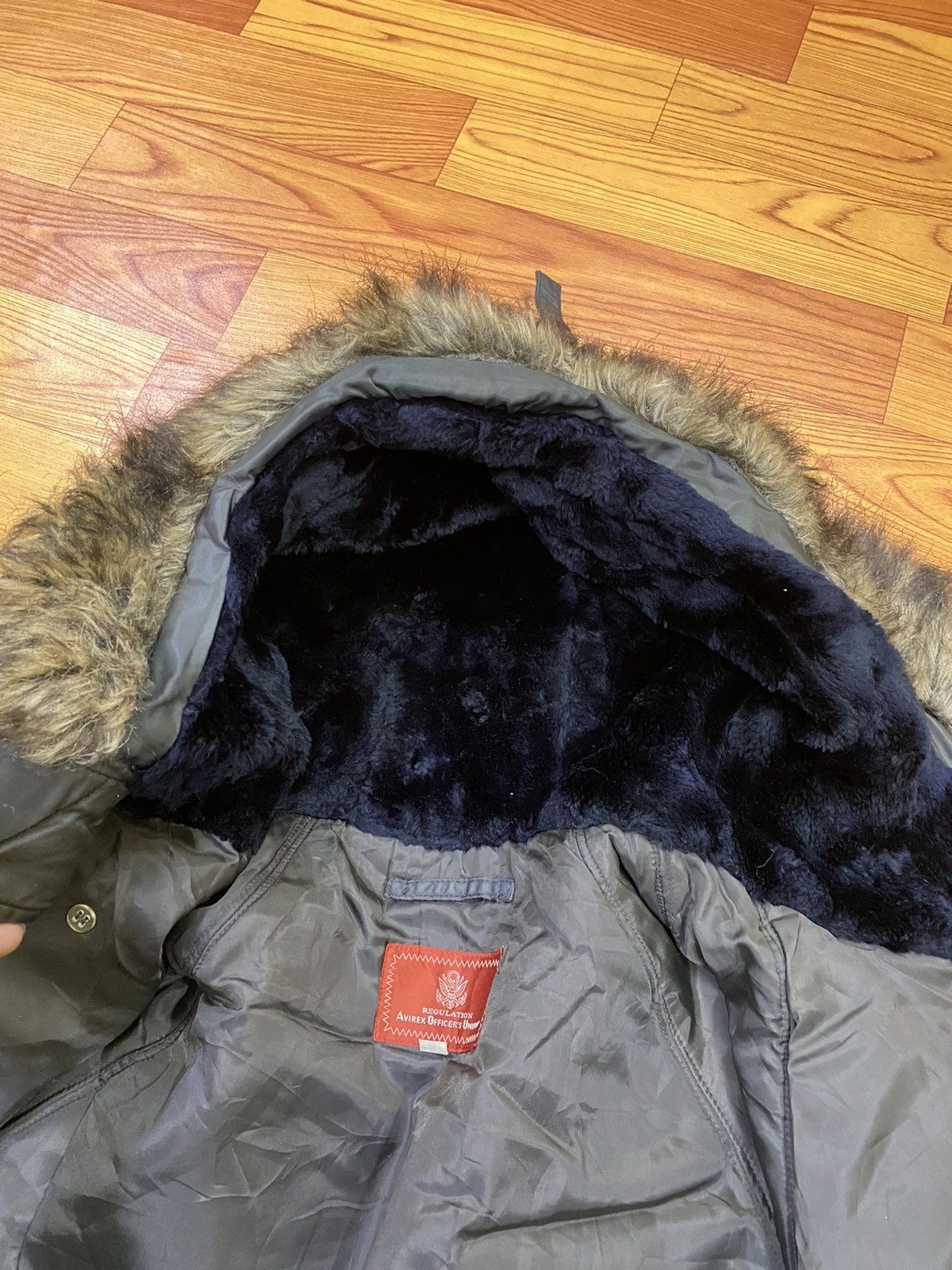 Vintage Avirex Fur Jacket Avant Garde
