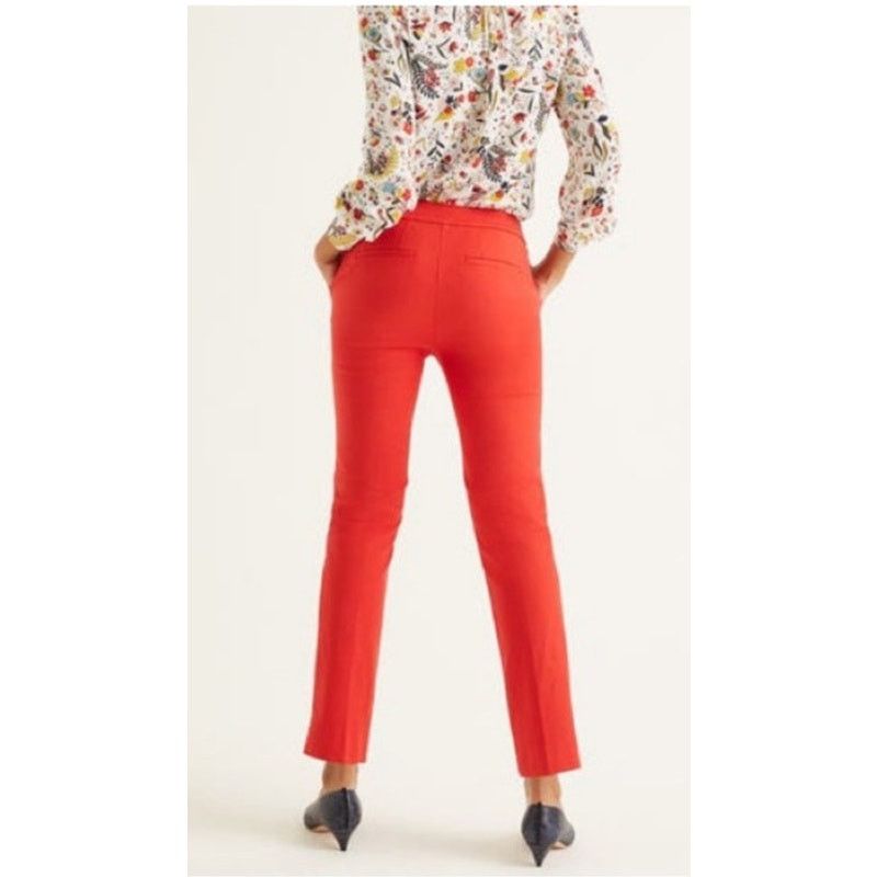 Boden Boden Burnt Red Richmond Stretch Straight Leg 7/8 Pants,sz8R Size 30" / US 8 / IT 44 - 2 Thumbnail