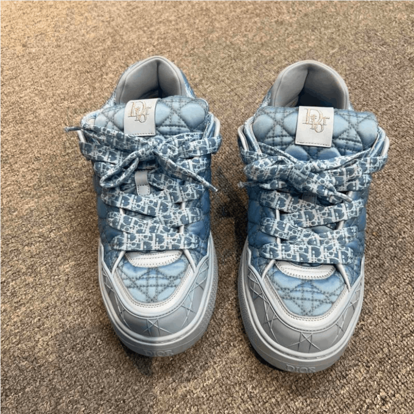Dior ERL x DIOR B9S Blue Sneakers Men's 42 Size US 9 / EU 42 - 4 Thumbnail