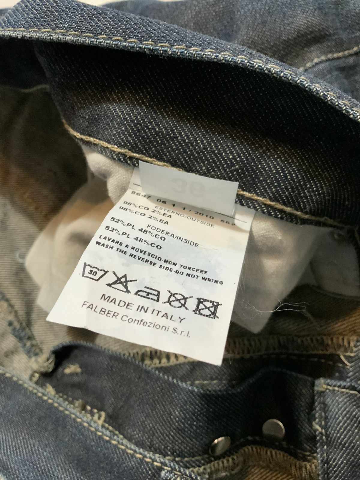 John Richmond John Richmond Italy Sex Lies Religion Rock Denim Jeans Size US 36 / EU 52 - 9 Thumbnail
