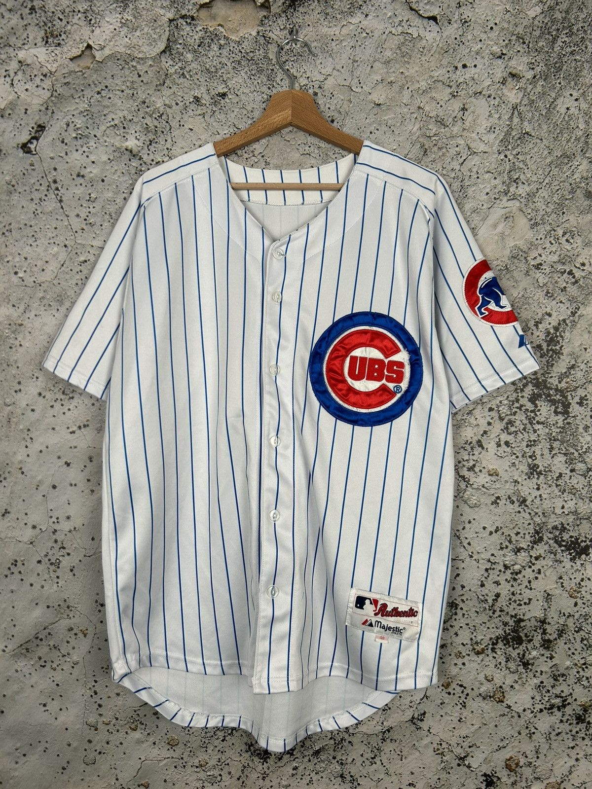 Majestic Vintage Chicago Cubs Fukudome Baseball MLB Majestic Jersey Size US XL / EU 56 / 4 - 1 Thumbnail