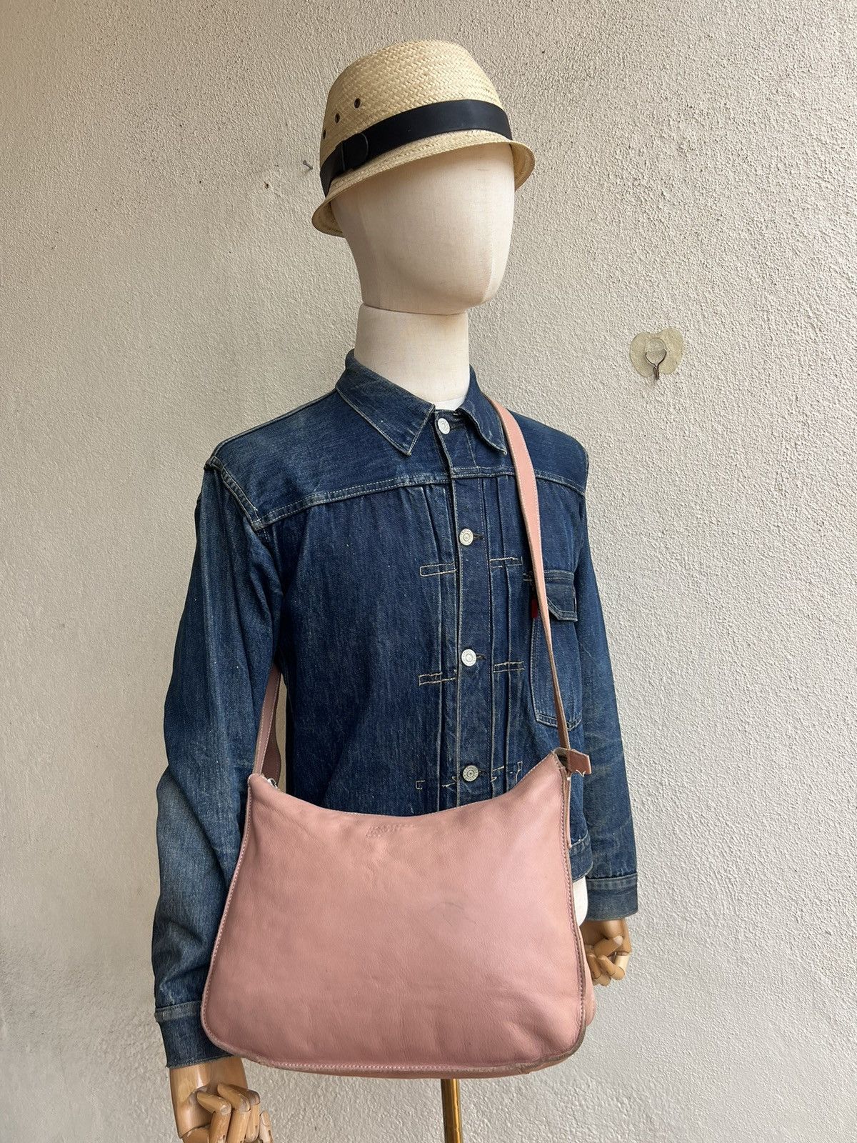 Leather Vintage Margaret Howell Scratches Patina Cowhide Leather Bag Size ONE SIZE - 4 Thumbnail