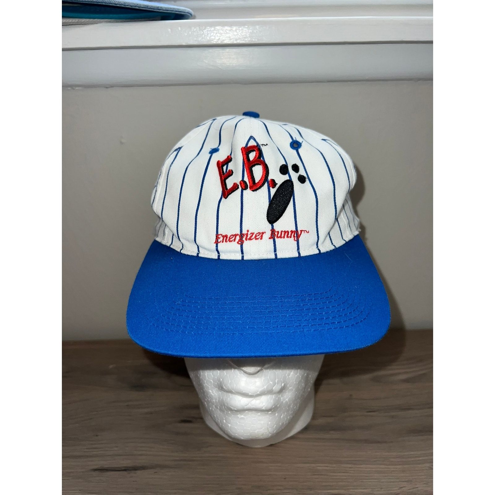 Vintage Vintage E.B. Energizer Bunny White Promo Hat Snapback VTG OS Size ONE SIZE - 1 Thumbnail